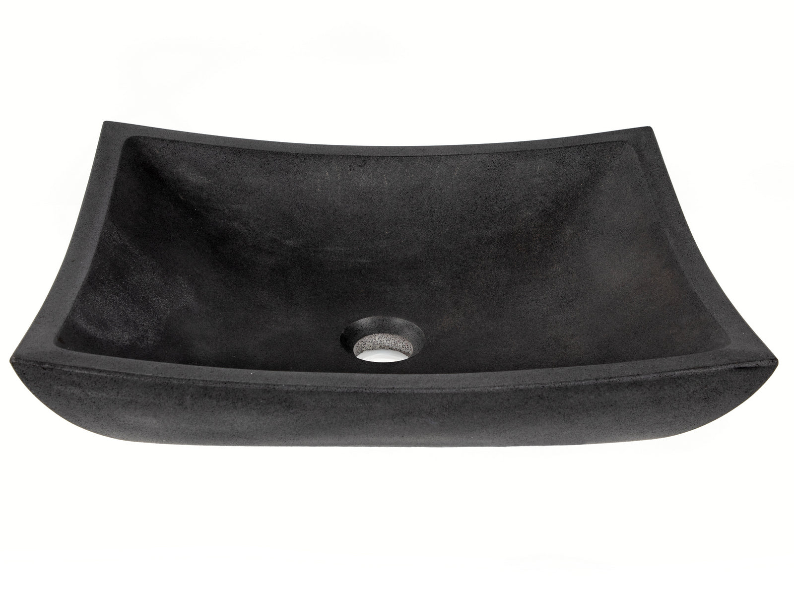 Deep Zen Sink - Honed Lava Stone Bathroom Vanity Basin for Modern & Spa-Inspired Home Decor | Perfect for Zen Gardens, Meditation Spaces & Luxury Bathrooms