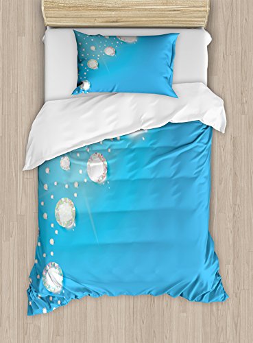 Azure Blue White