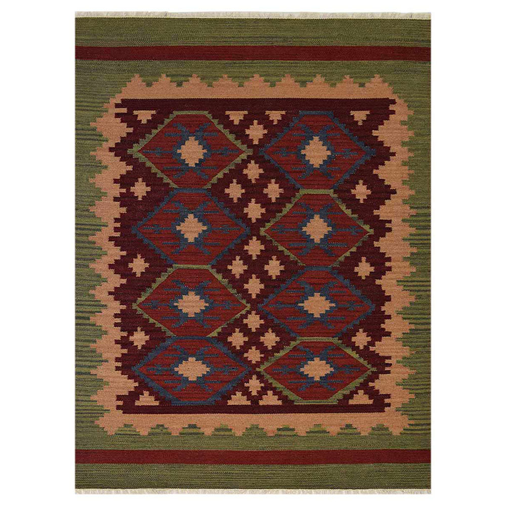 Hand Woven Bohemian Ecstasy Area Rug - Soft & Durable for Living Room, Bedroom, or Nursery Decor