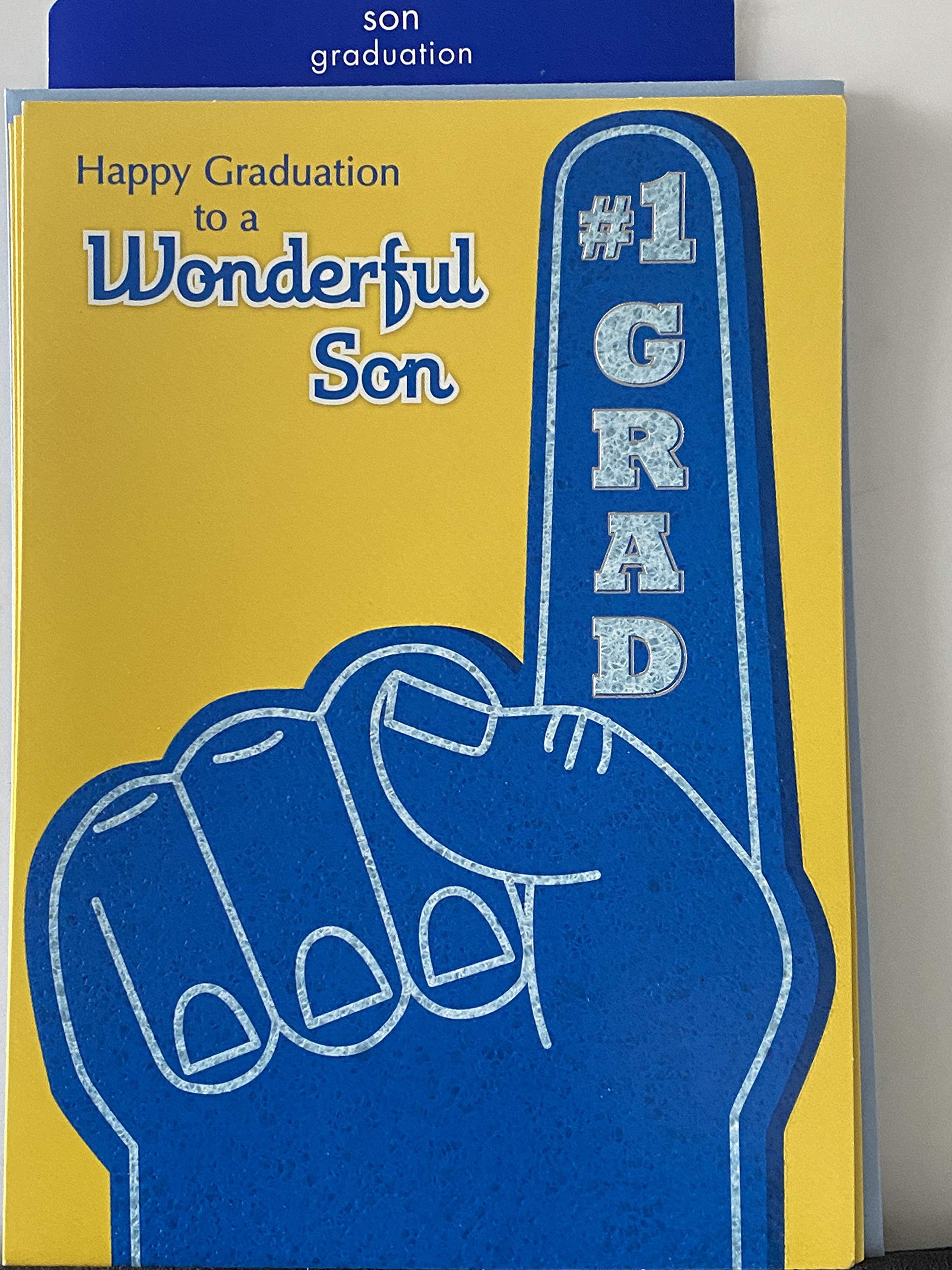 Happy Graduation Card for Son - Heartfelt Graduation Greeting Card for Wonderful Son - Perfect for High School & College Graduation Gifts