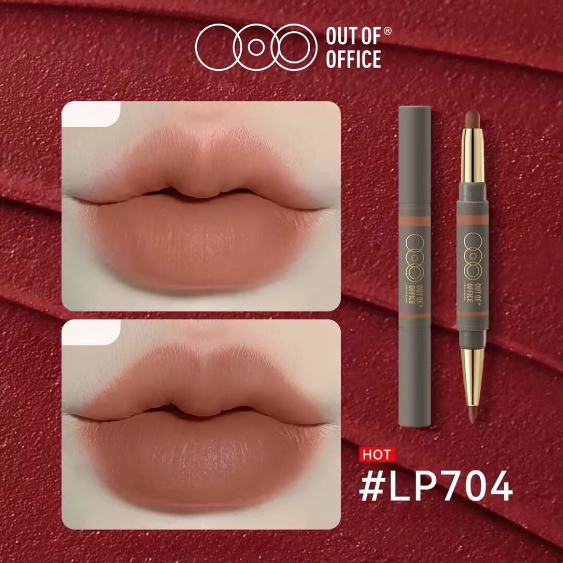 Dual Ended Lip Sculpting Pen - Lip Liner & Plumper for Fuller Lips - Perfect for Makeup & Night Out Looks
