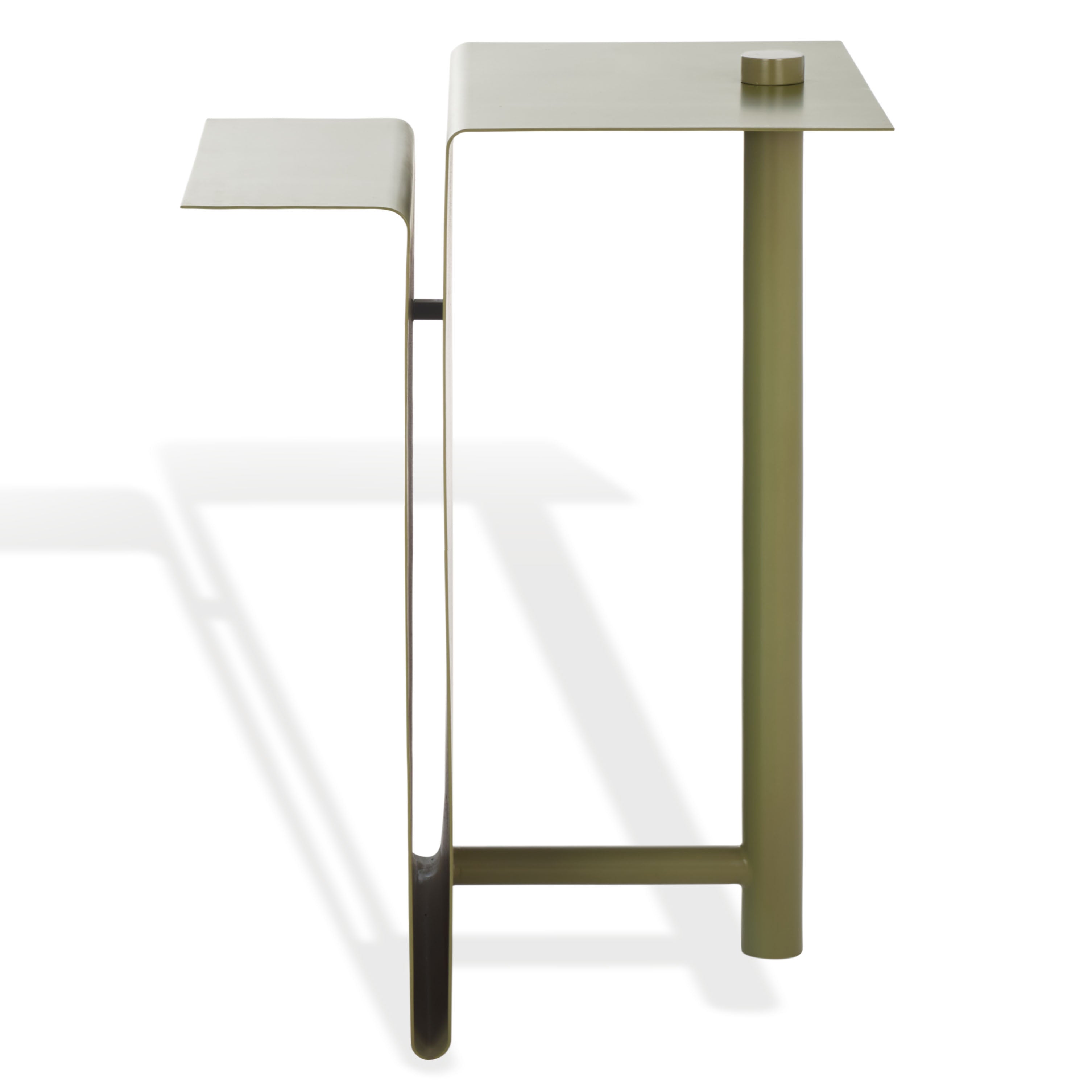 Safavieh Couture Aldwyn Metal Accent Table - Modern Side Table with Geometric Base, SFV6803 | Perfect for Living Room, Bedroom, or Office Decor