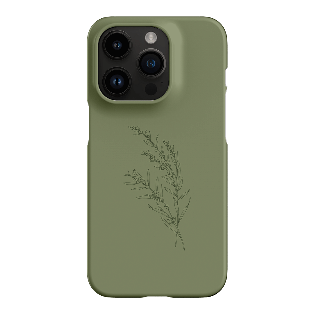 Durable Khaki Wattle Shockproof Phone Case - Protective Cover for iPhone & Samsung - Perfect for Outdoor Adventures & Daily Use
