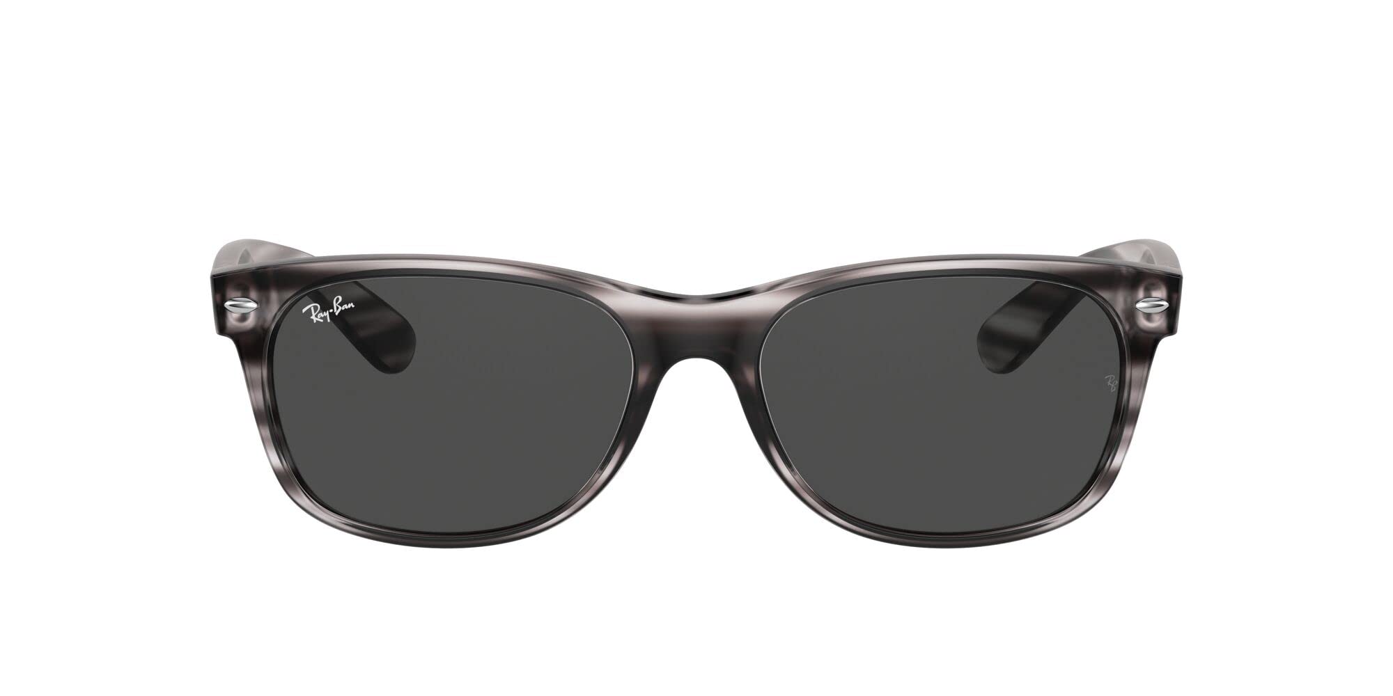 Ray-Ban RB2132 New Wayfarer Square Sunglasses - Polarized UV Protection, Classic Unisex Design for Men & Women - Perfect for Driving, Beach, and Outdoor Activities