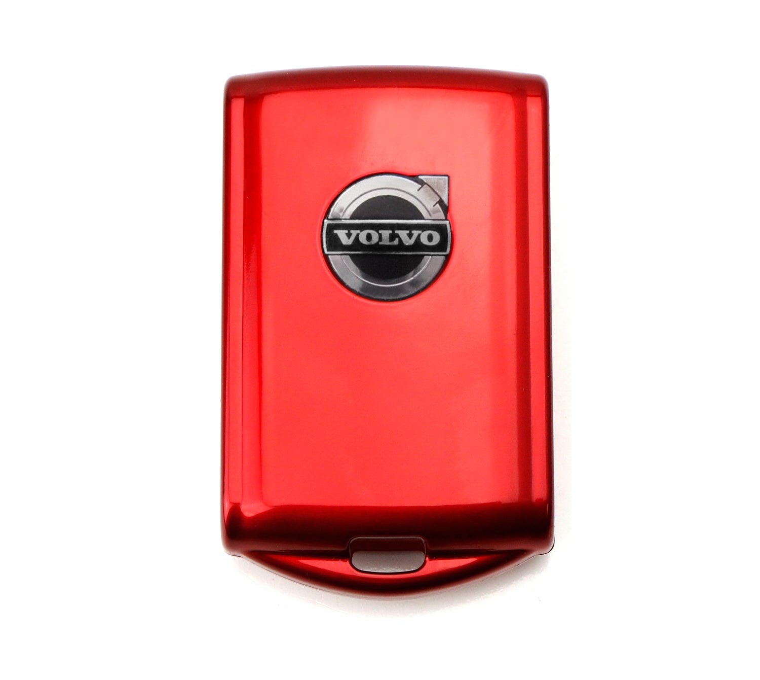 Volvo XC90 XC60 S90 V90 Glossy Metallic Red Key Fob Cover Replacement - Exact Fit, Durable Protection for Car Keys | Perfect for Everyday Use & Gift Giving