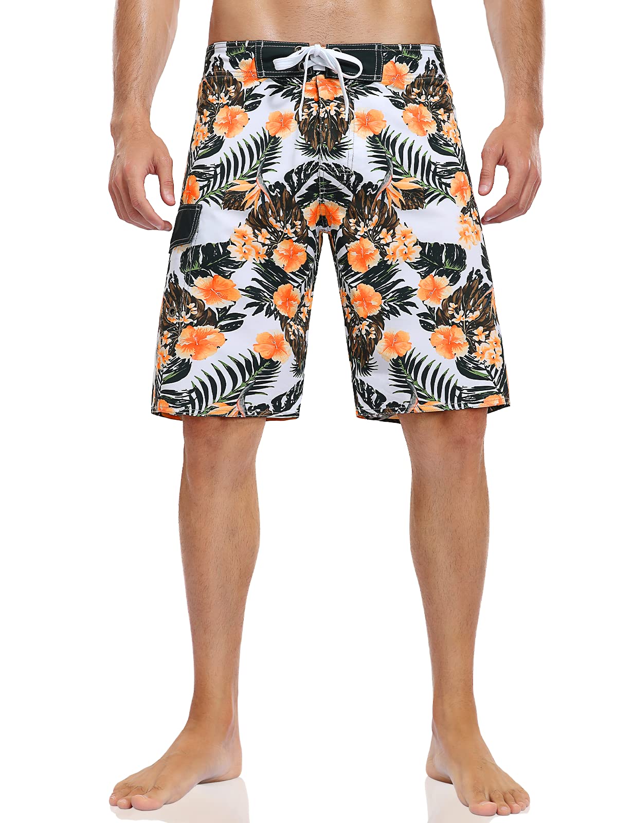 **Men's Quick Dry Swim Trunks with Lining - Lightweight Board Shorts for Swimming, Surfing & Beach Activities**