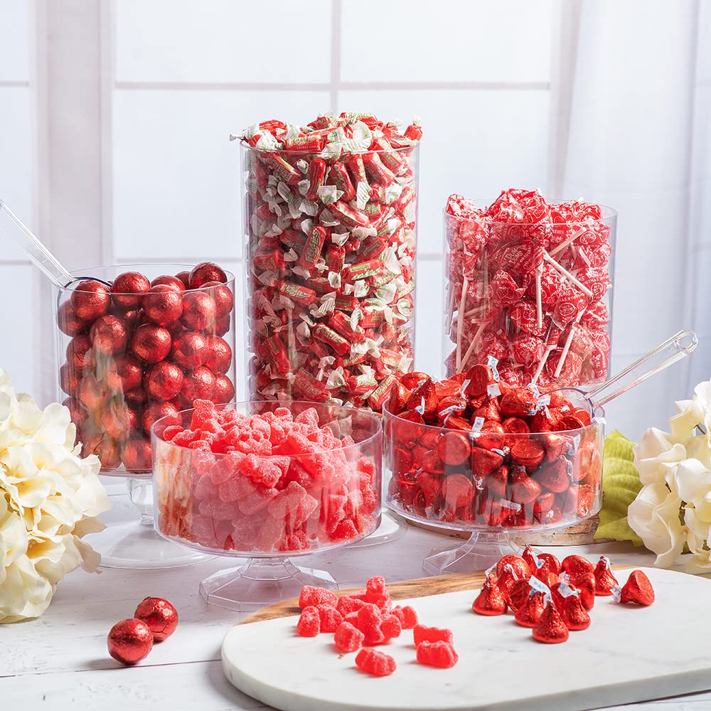 Red Candy Buffet Table (Approx 8 lbs) - Bulk Party Candy Bar for Weddings, Birthdays & Events - Perfect for Dessert Tables & Sweet Displays