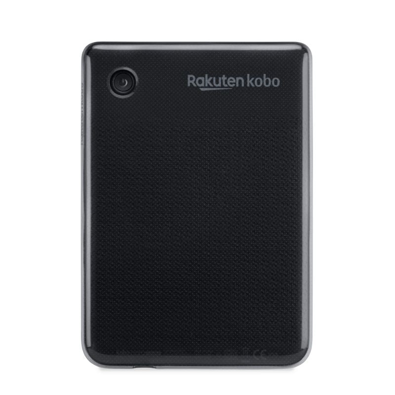 Kobo Clara Colour E-Reader - Black with Clear Transparent Case - Perfect for Reading eBooks, Travel & Gifts