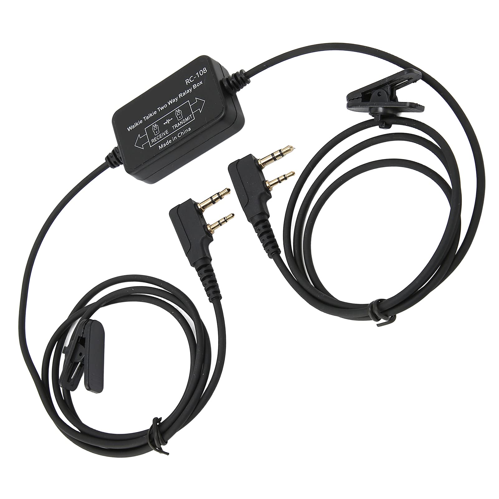 RC-108 Relay Box - Two-Way Radio Repeater for Handheld Walkie Talkies | Portable Intercom System for Clear Communication in Outdoor, Construction & Security Scenes