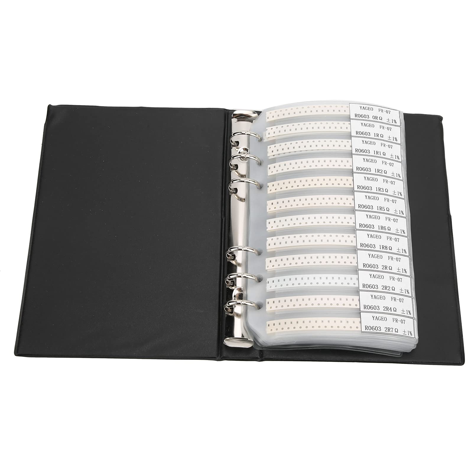 Shanrya 0603 Series SMD Resistor Kit - 1000pcs Plastic Sample Book for Electronics Engineers, Technicians & Students - Perfect for Circuit Prototyping, DIY Projects & Lab Experiments