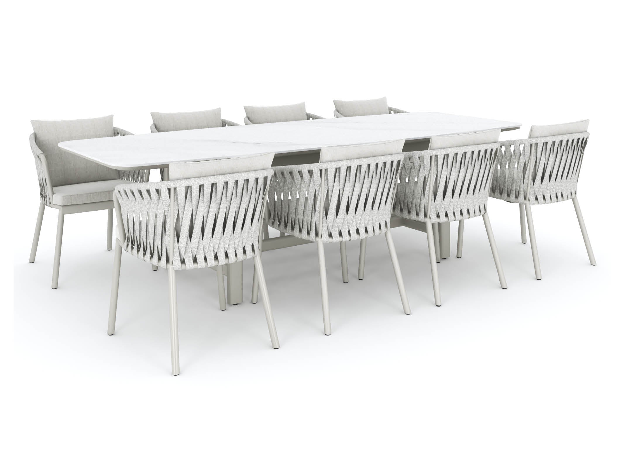 Elegant Curved Dining Table for Modern Home - Perfect for Small Spaces, Breakfast Nooks & Contemporary Dining Rooms