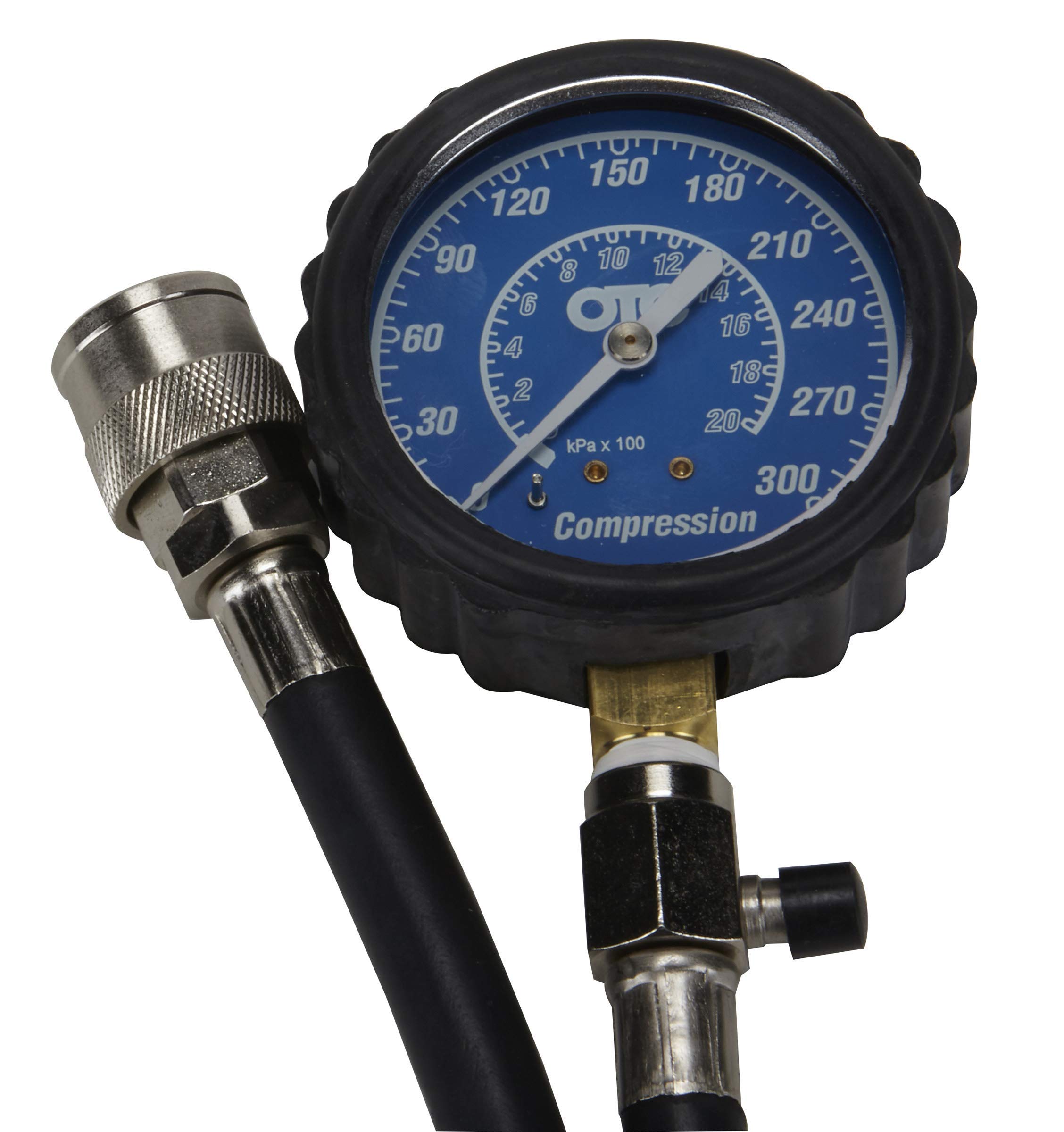 OTC 5605 Deluxe Compression Tester Kit with Carrying Case - Professional Diagnostic Tool for Gasoline Engines - Perfect for Mechanics, DIY Auto Repair & Engine Performance Testing