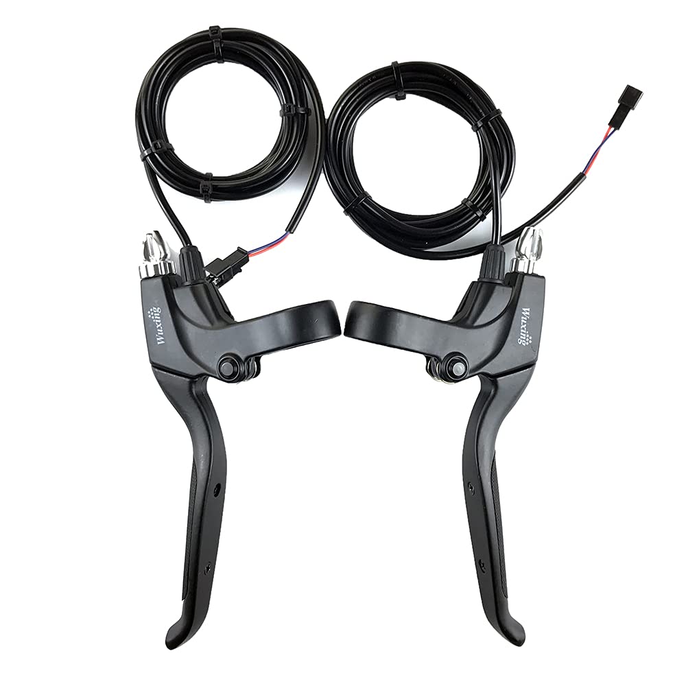 WUXING 115PDD Ebike Brake Lever - Power Cut Off Switch for Electric Bikes, E-Scooters & Bicycles | Compatible with MTB, Road Bikes & Conversion Kits | Perfect for Commuting, Urban Riding & Electric Vehicle Safety Upgrades