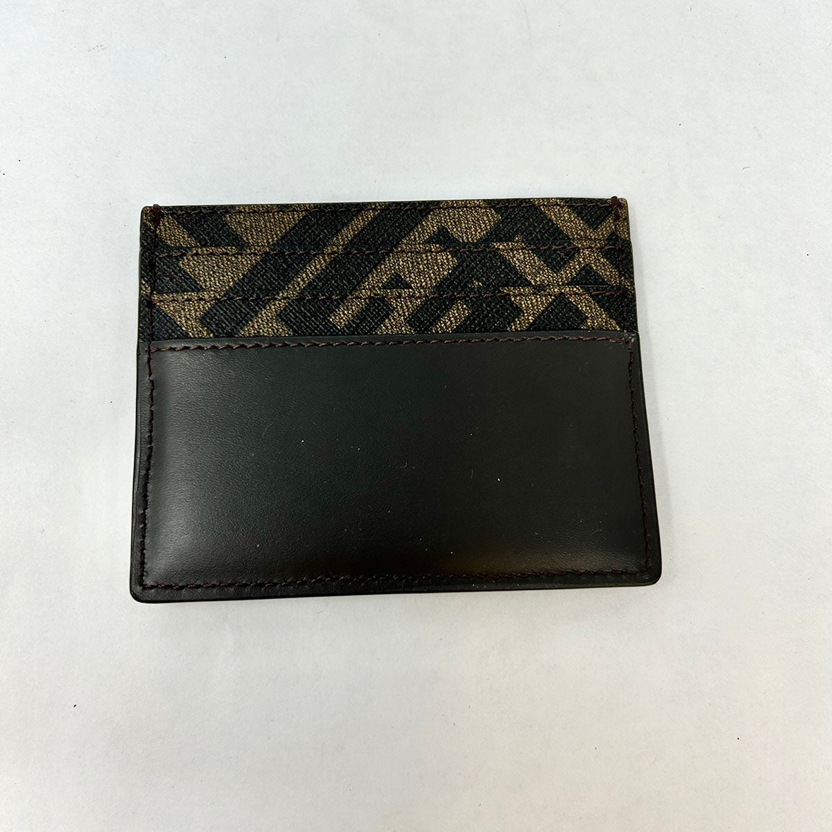 Fendi Leather Wallet for Women & Men | Slim RFID Blocking Card Holder | Perfect for Travel, Business & Everyday Use