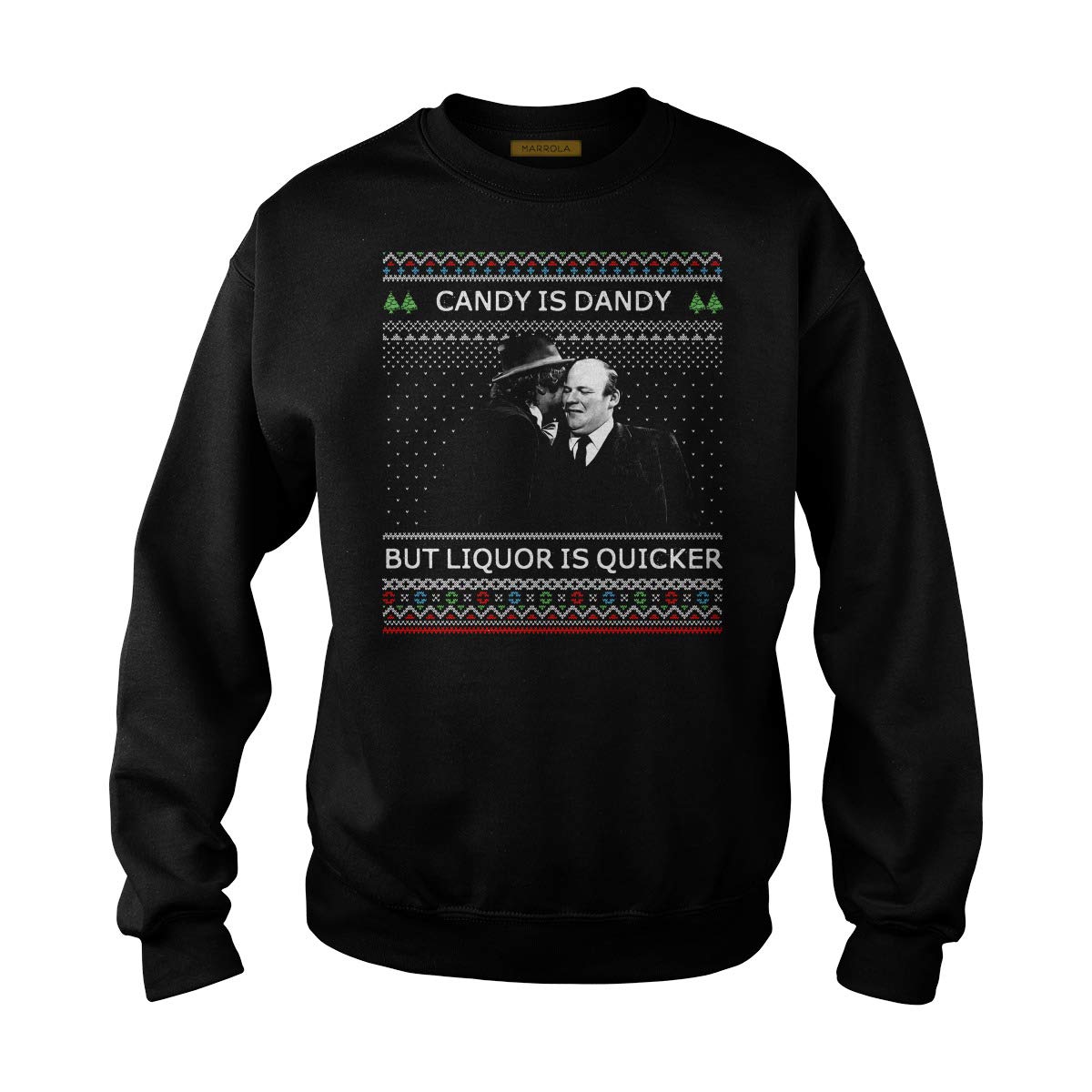 Marrola Funny Ugly Christmas T-Shirt | Holiday Humor Gift for Adults | Perfect for Office Parties & Family Gatherings
