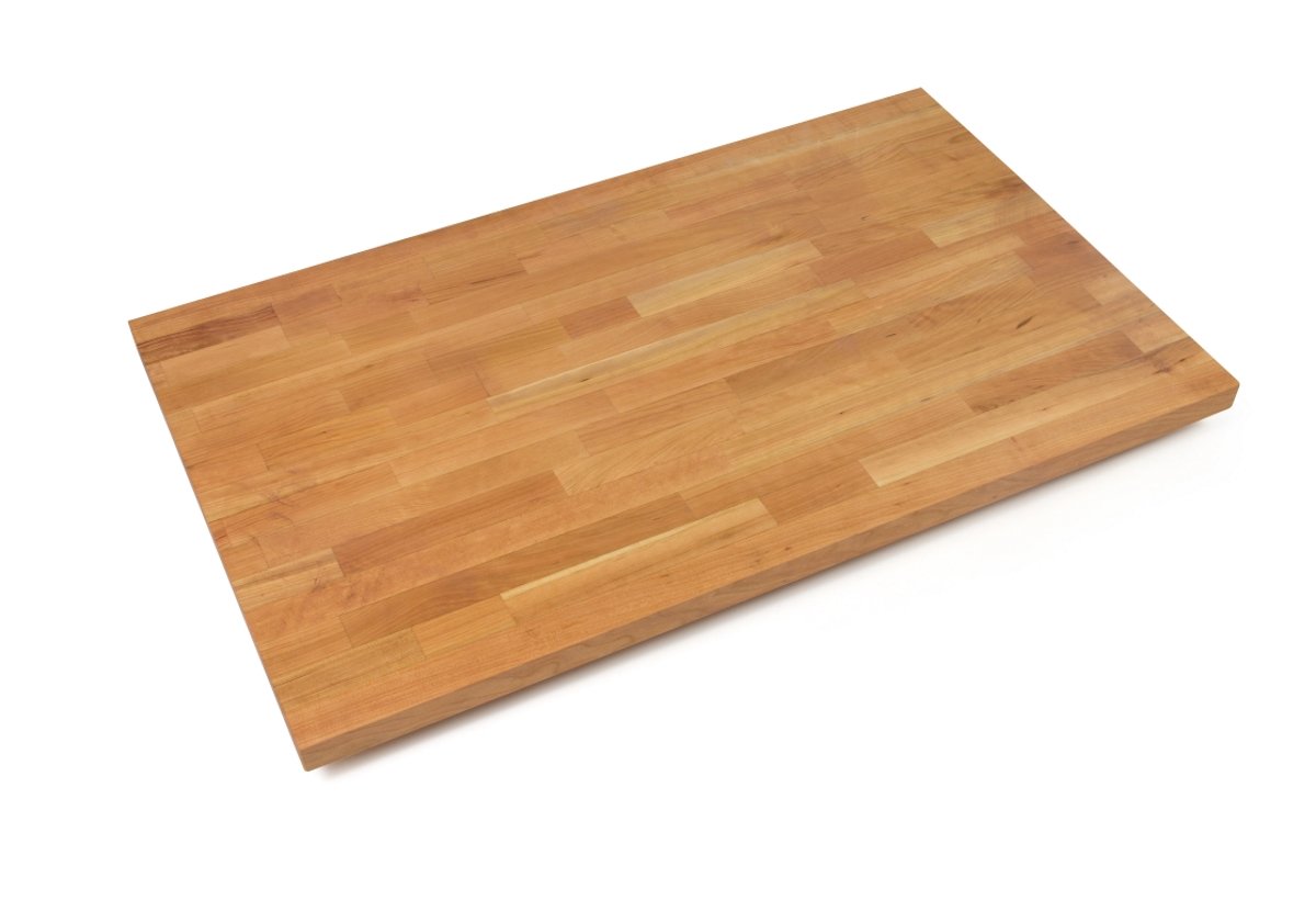 Premium John Boos CHYKCT-BL3625-O Cherry Wood Countertop with Oil Finish - 1.5