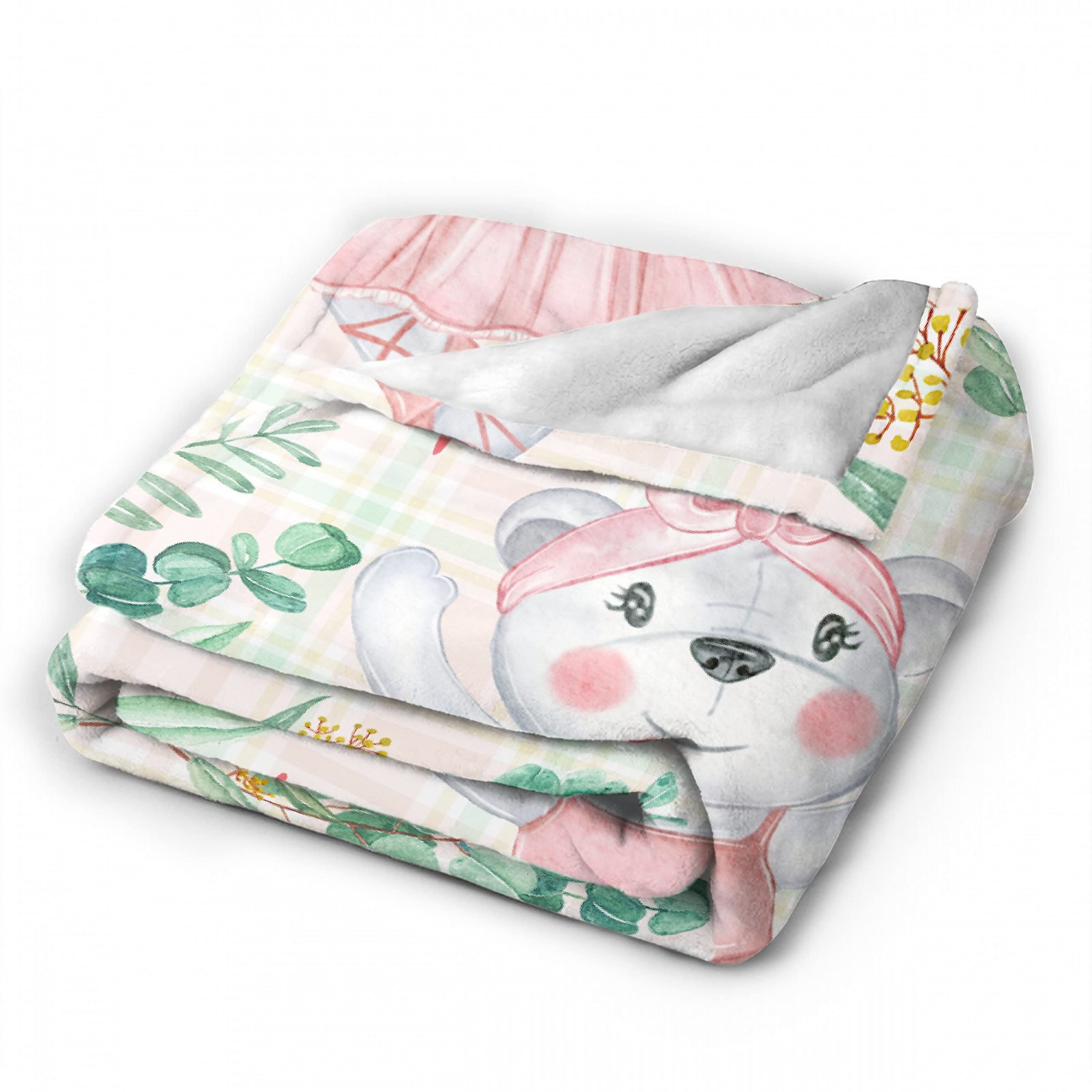 Personalized Baby Blankets with Name - Soft Fleece Throw for Newborns | Nursery & Gift