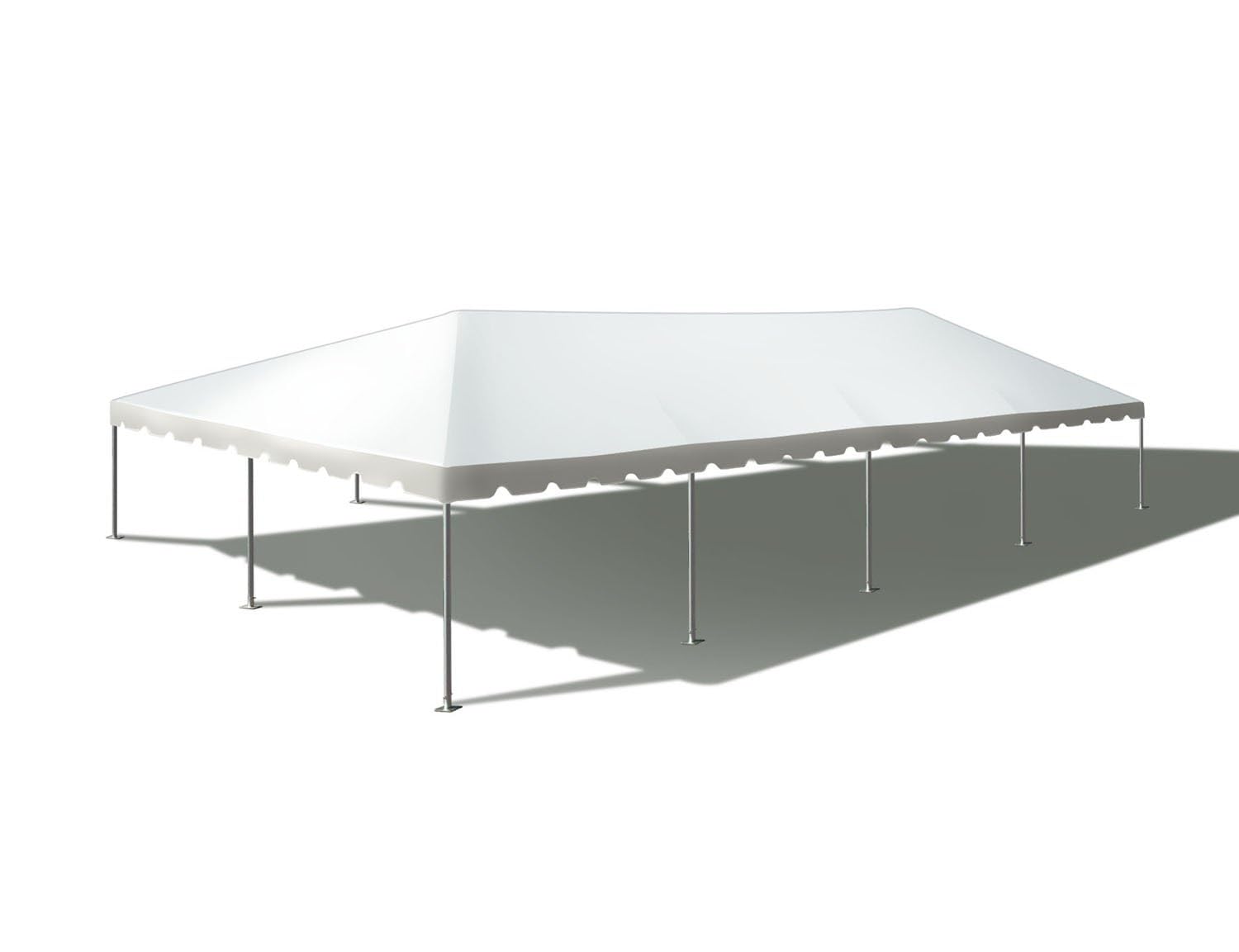 30' x 60' White West Coast Frame Canopy Tent - Heavy Duty Indoor & Outdoor Party Tent for 150-360 People | Perfect for Weddings, Events, Farmers Markets, and Backyard Gatherings | Commercial & Residential Use | Easy Setup & Durable Construction