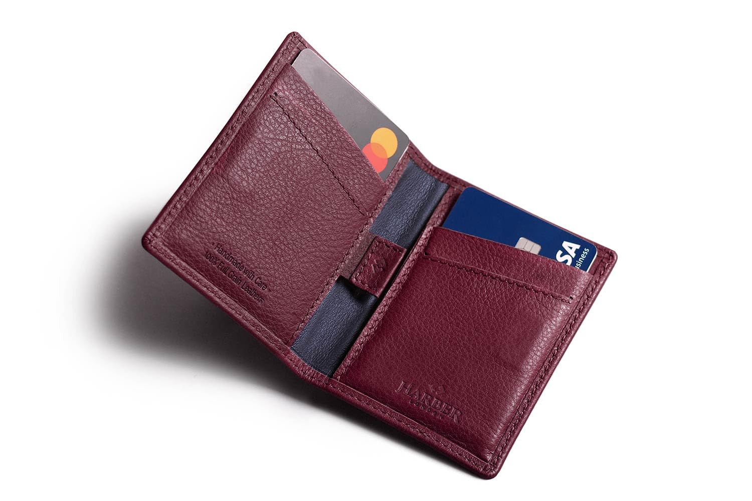 Premium Genuine Leather RFID Blocking Card Wallet - Slim & Secure for Travel, Business & Everyday Use