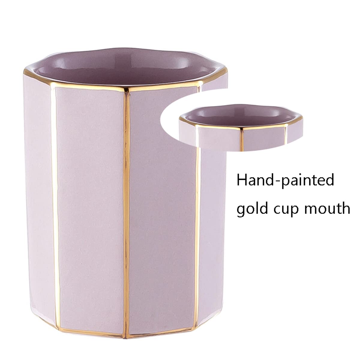 4-Piece Ceramic Bathroom Accessories Set - Nordic Style Complete Bath Decor Kit with Soap Dispenser, Toothbrush Holder, Tumbler & Soap Dish - Elegant Pink Ceramic for Vanity, Countertop & Bathroom Decor (Perfect for Modern Homes, Spa-Like Retreats & Gift Giving)