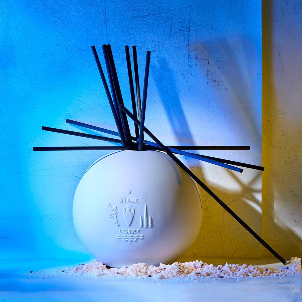 Luxury Côté Maquis Porcelain Essential Oil Diffuser Set - Aromatherapy Home Decor for Bedroom, Living Room & Office Relaxation