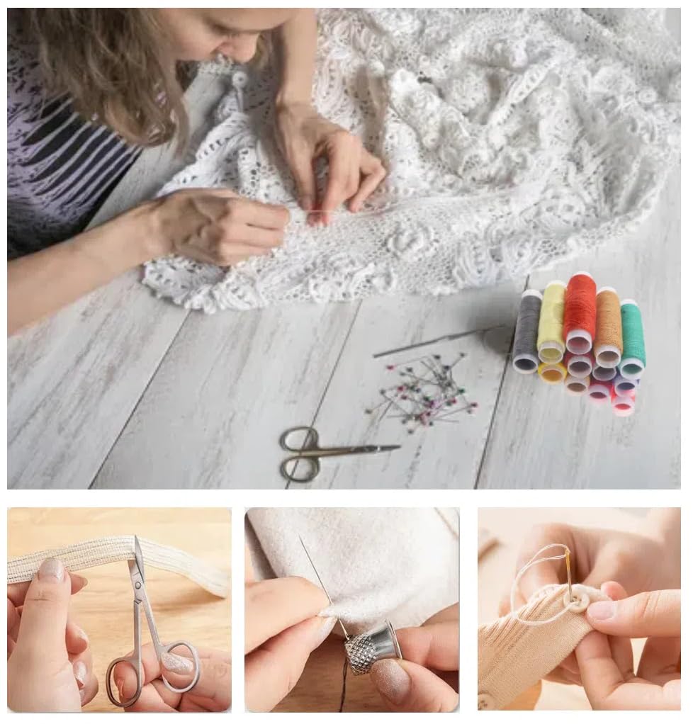 226-Piece Premium Sewing Kit for Adults & Kids - Complete Sewing Supplies Set with 38 Thread Rolls, Needles, Scissors - Perfect for Home, Travel, Beginners & Emergency Repairs | YIGUANXIN
