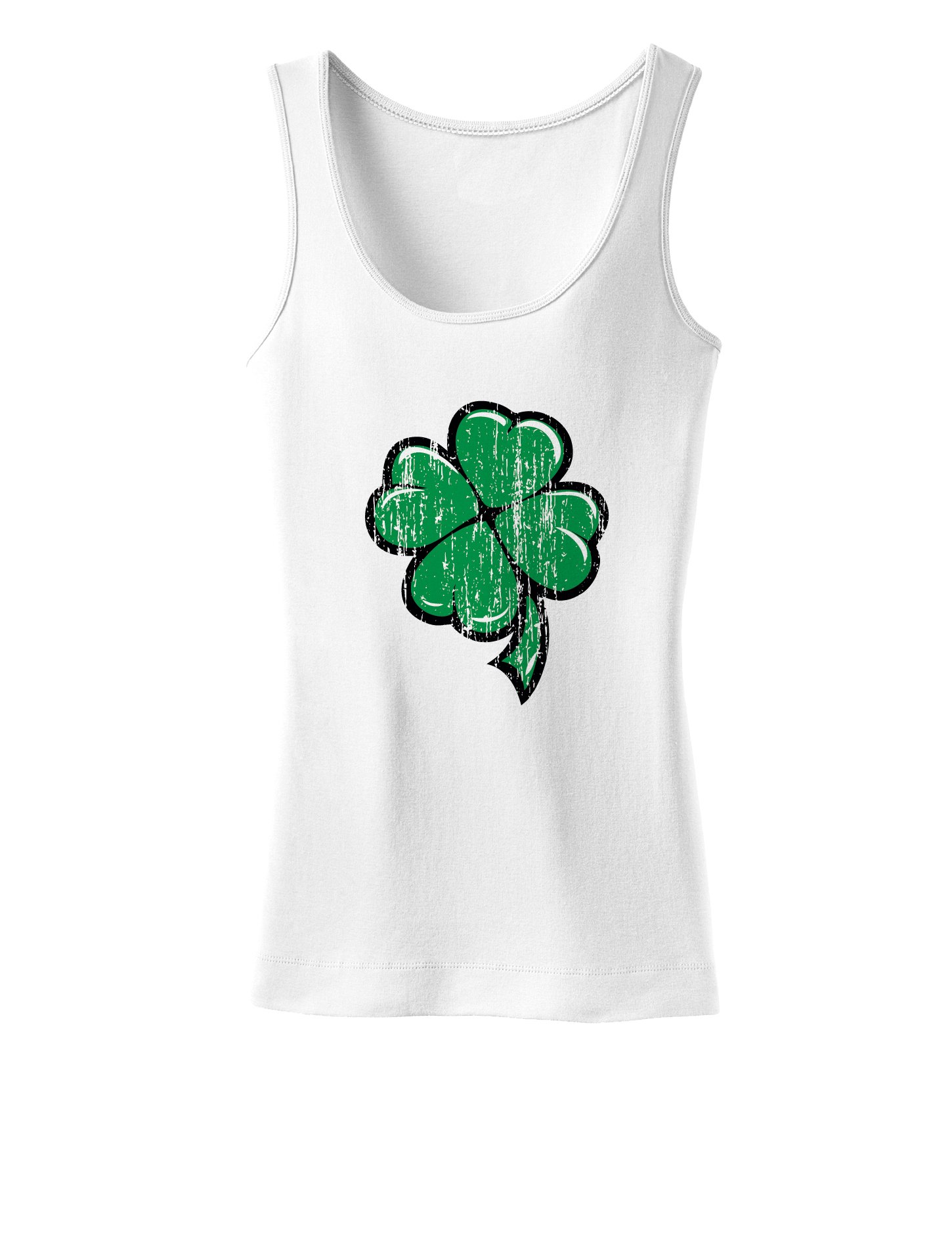 4 Leaf Clover Shamrock Women's Tank Top - St. Patrick's Day Green Irish Apparel for Festivals & Casual Wear