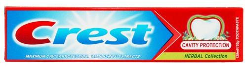 Crest CP Herbal Toothpaste for Sensitive Teeth - Natural Mint Flavor, Fluoride-Free, Vegan & Cruelty-Free - Ideal for Daily Oral Care & Gentle Whitening