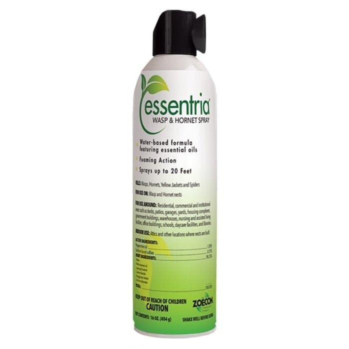 Essentria Wasp and Hornet Killer Spray - Fast-Acting Natural Insecticide for Outdoor Pest Control - Safe for Gardens, Patios, and Backyards