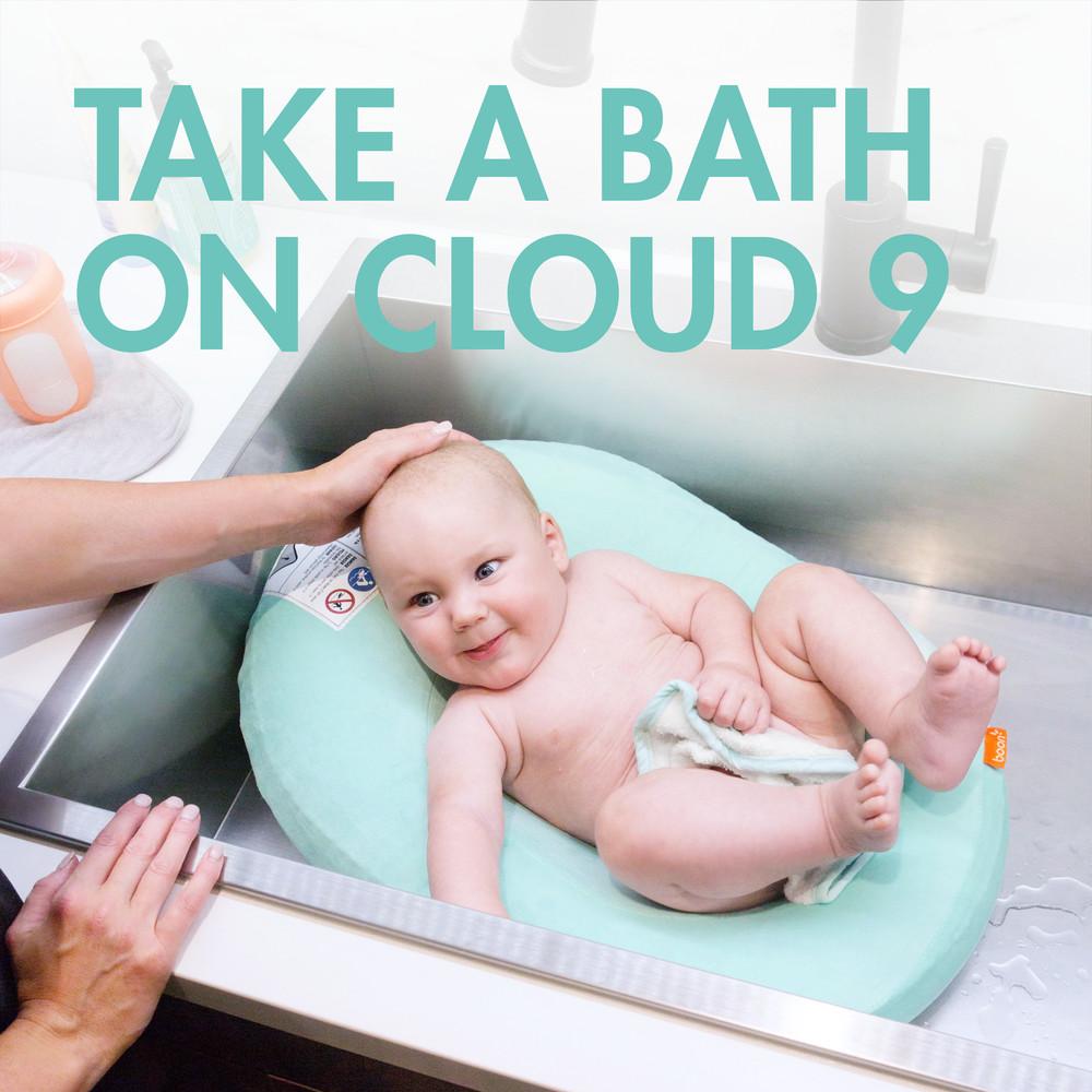 Boon Puff Inflatable Baby Bathtub - Portable Infant Bath Tub for Newborns & Toddlers - Perfect for Travel, Home & Outdoor Use