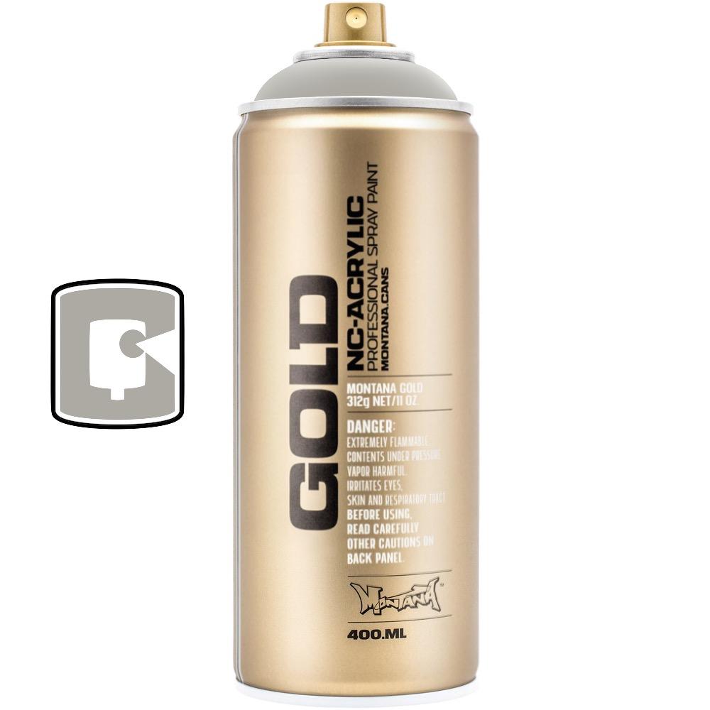 Montana Gold 400ML Iron Curtain Spray Paint - Premium Graffiti & Art Supplies for Walls, Metal, Wood - Perfect for Street Art, DIY Projects & Home Decor