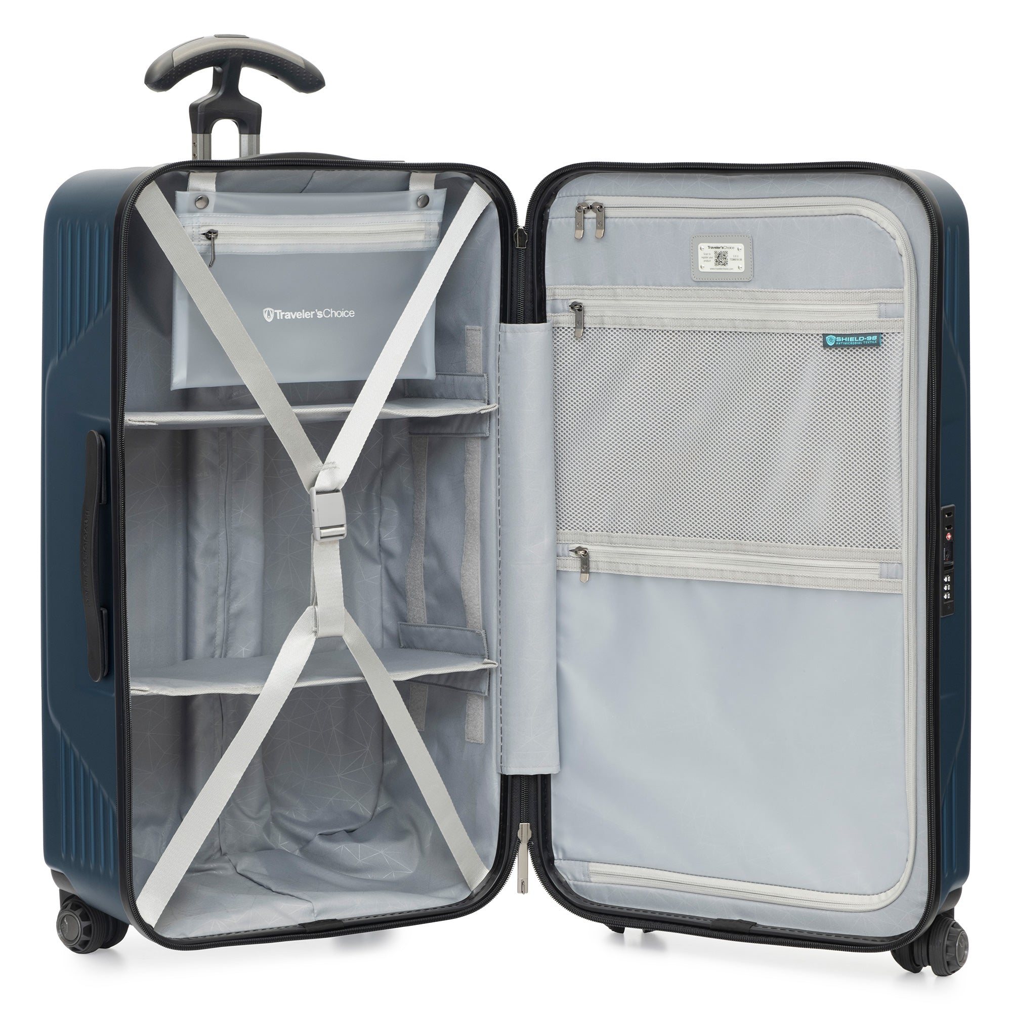Ultimax II Large Trunk - Spacious Travel Luggage for Airplane, Road Trips & Storage | Durable & Lightweight Suitcase for Men & Women | Perfect for Vacation, Business Travel & Camping Gear