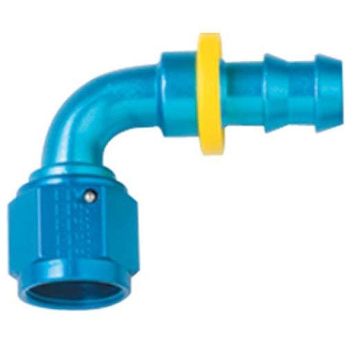 Fragola 209012 Push Lock End #12 90 - High-Quality Automotive Hose Fitting for Fuel, Coolant & Oil Lines - Perfect for Racing, Marine & Performance Vehicles