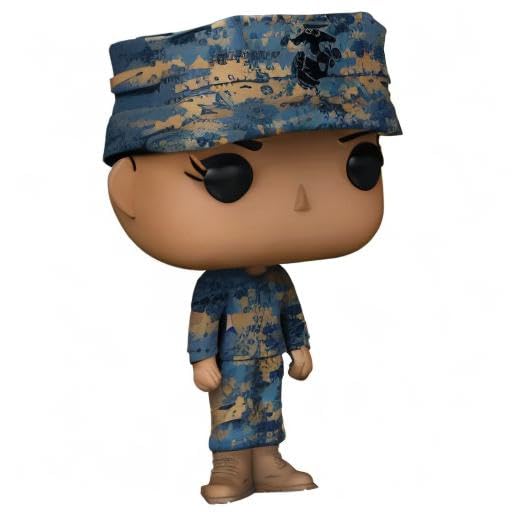 Funko POP! Military Marine - Female Action Figure Collectible - Multicolor Standard - Perfect for Gifts, Display & Collectors