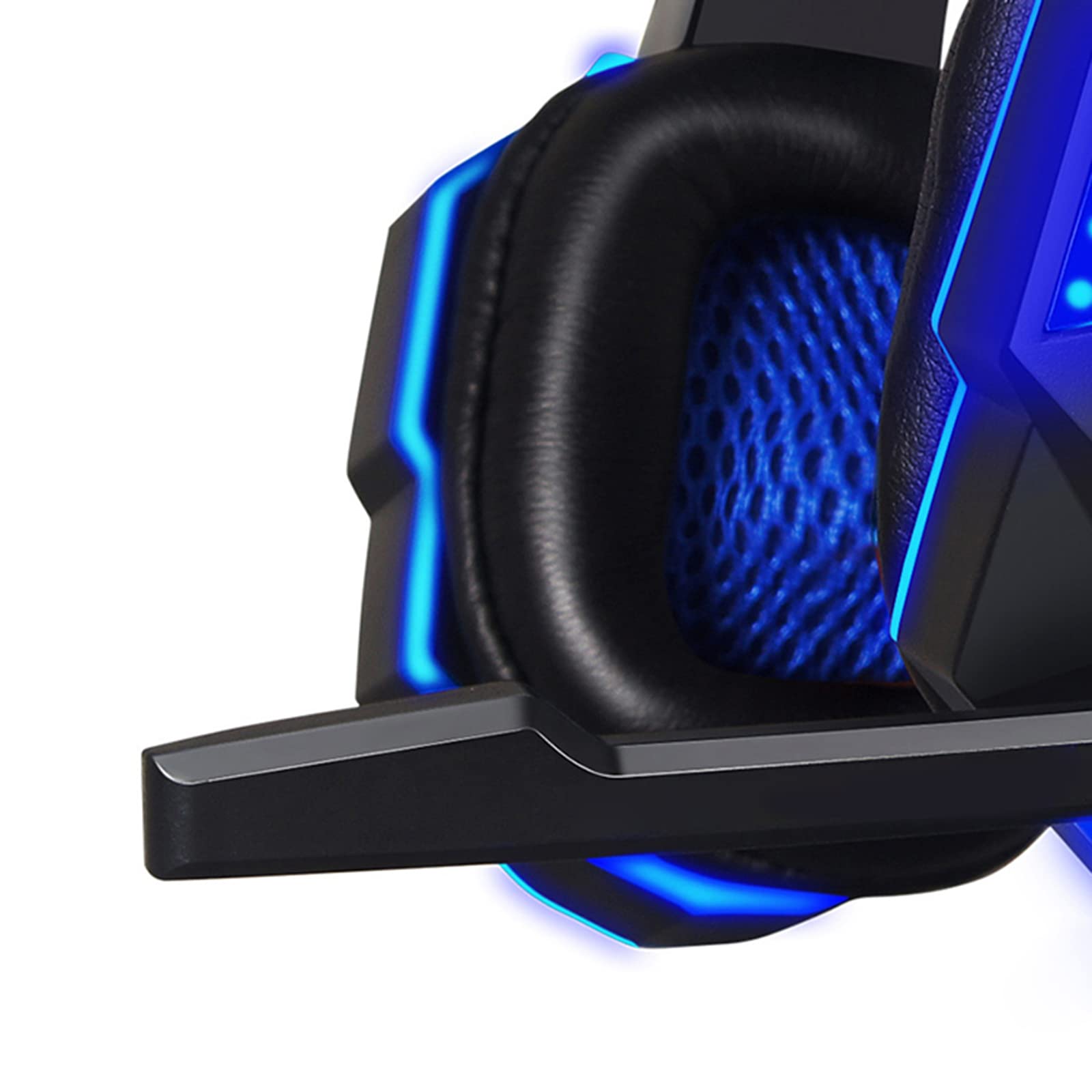Bass HD Wired Gaming Headphones with Noise Isolation & Built-in Mic - Lightweight On-Ear Design for PC, Laptop & Console Gaming - Perfect for Esports, Streaming & Online Meetings