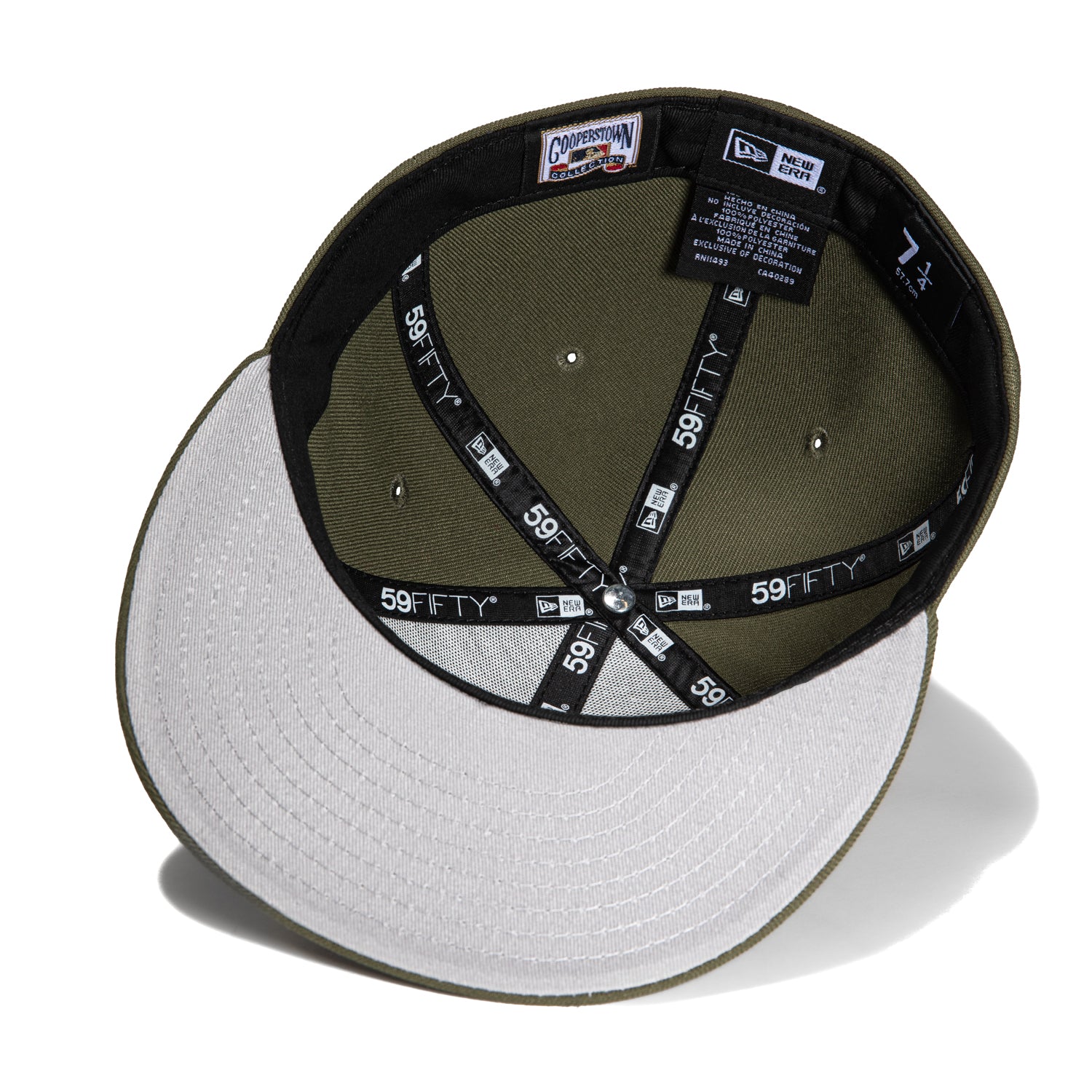 New Era 59Fifty New York Yankees 1941 World Series Patch Snapback Hat - Olive Green Baseball Cap for Men & Women - Perfect for Games, Fan Gear & Streetwear Fashion