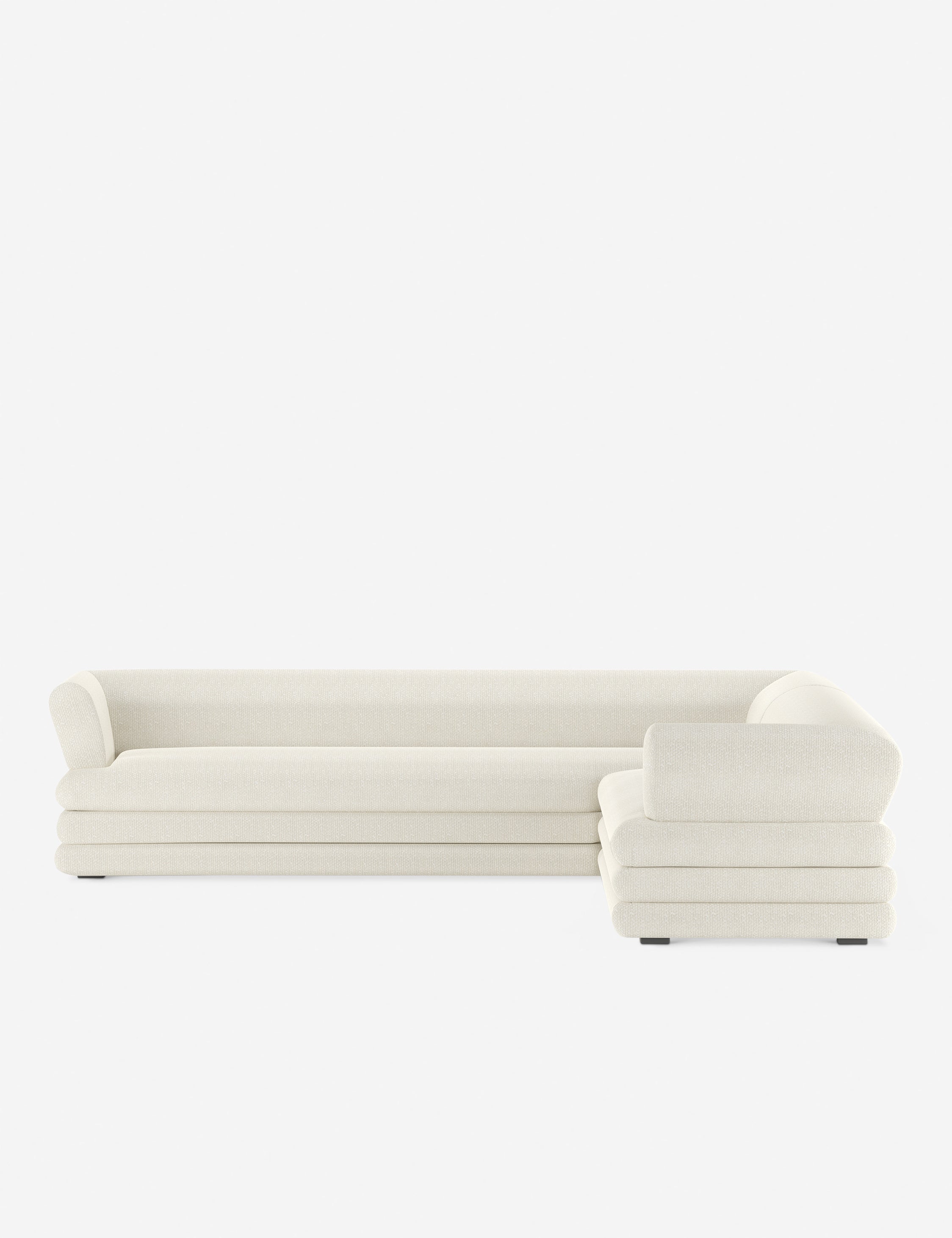 Babs Corner Sectional Sofa by Sarah Sherman Samuel | Modern L-Shaped Couch for Living Room, Lounge & Family Room | Comfortable & Stylish Home Furniture