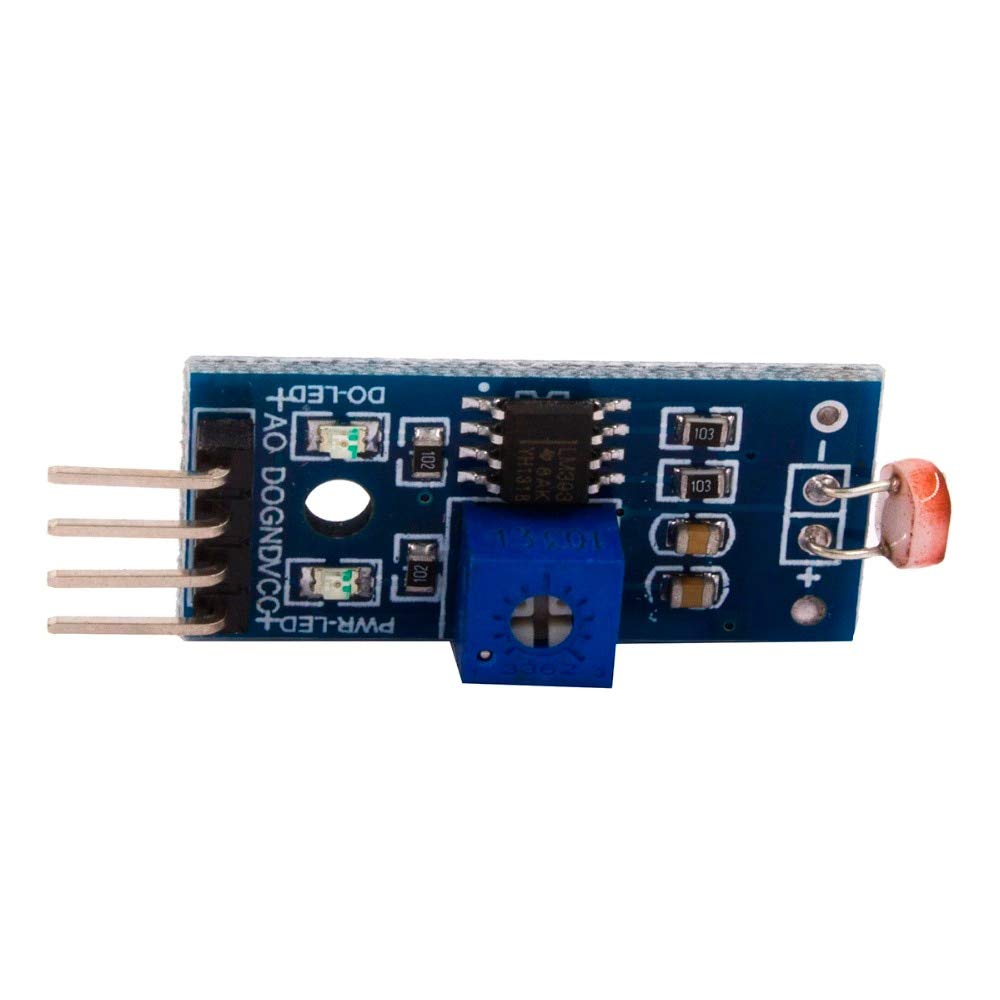 20pcs Optical Sensitive Resistance Sensor Module Photosensitive Sensor for 4 Pin - Perfect for Arduino, Raspberry Pi & DIY Electronics Projects (Light Detection, Automation Control)