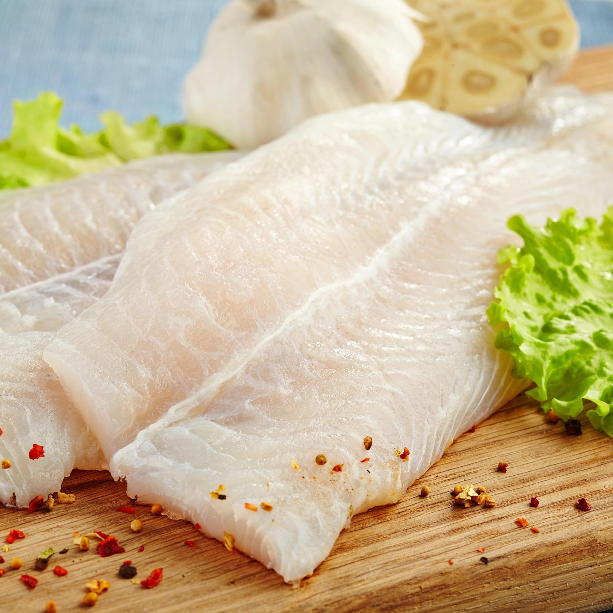 Fresh Orange Roughy Fillets (12 x 6-8oz) 5-6Lbs - Premium Wild-Caught Fish for Grilling, Baking & Healthy Meals - Today Gourmet Foods of NC