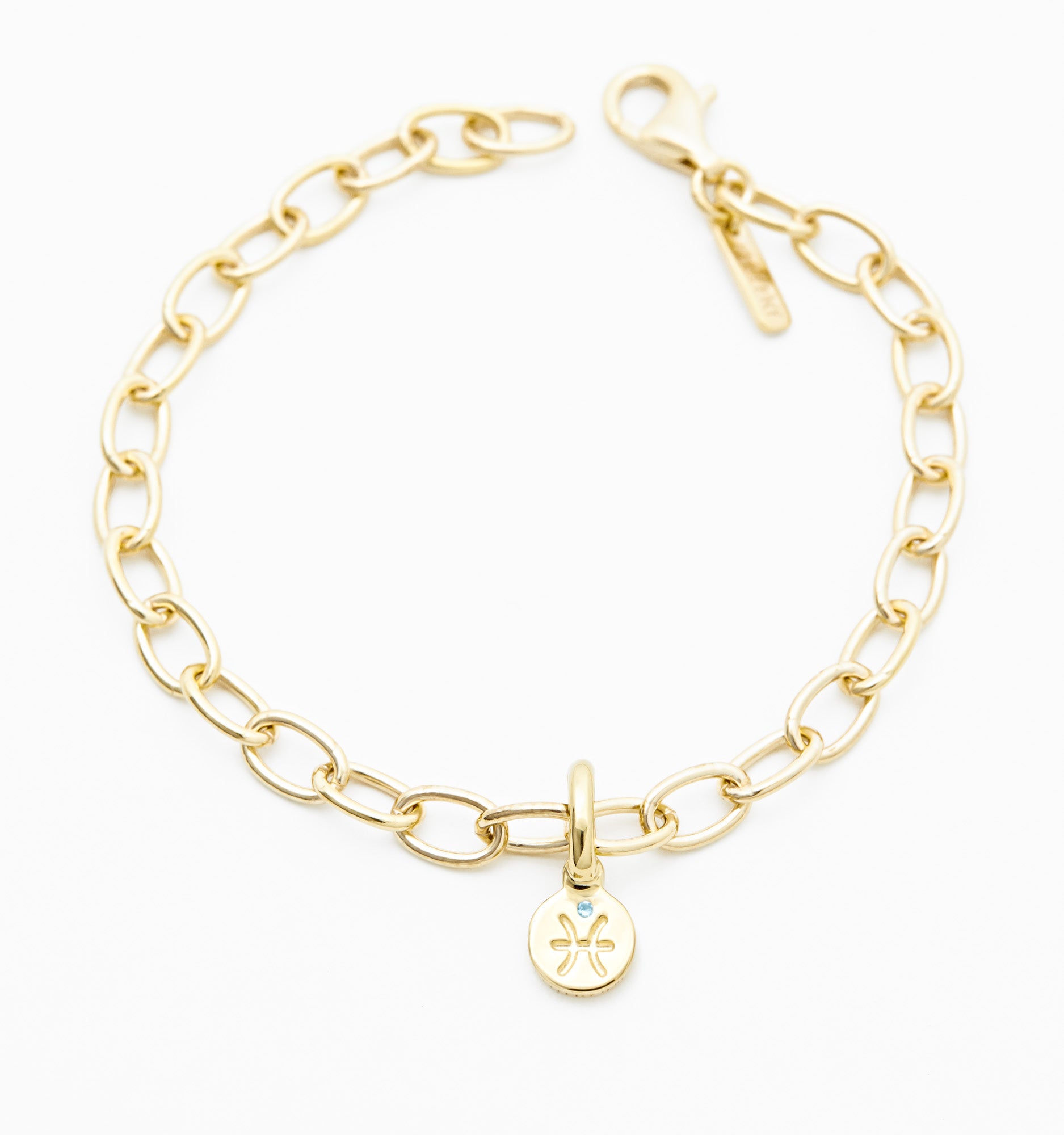 Pisces Zodiac Bracelet for Women - Sterling Silver Adjustable Horoscope Jewelry Gift for Birthday, Anniversary & Everyday Wear