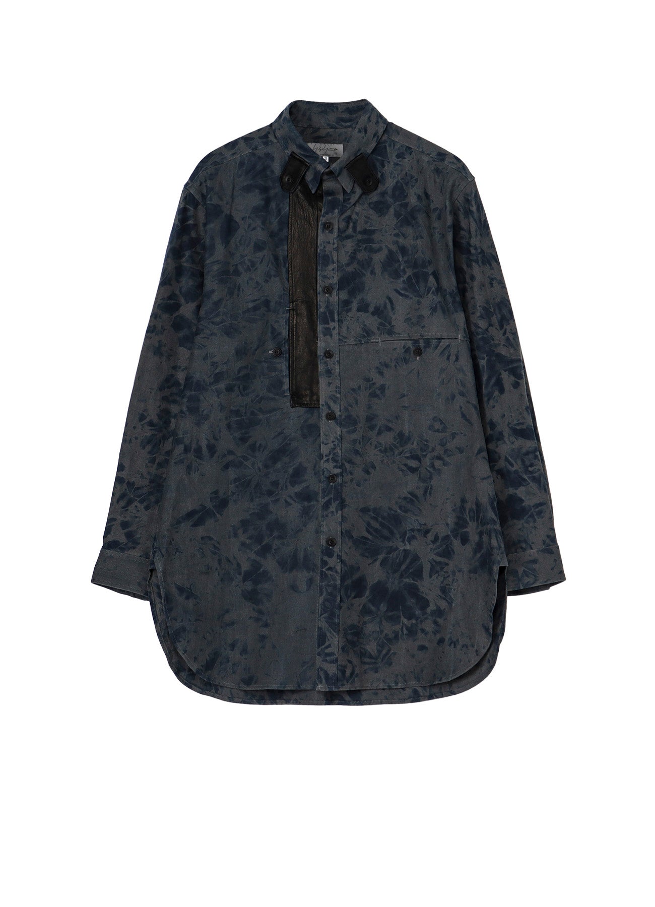 Stylish Cotton Linen Canvas Blouse with Leather Panel Details - Perfect for Office Wear & Casual Outings