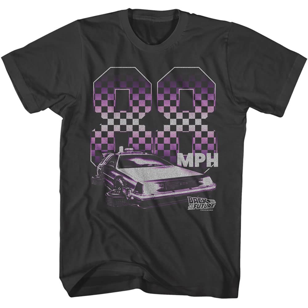 Back to The Future 80s Movie Vintage Style T-Shirt - '88 Retro Graphic Tee for Men & Women - Perfect for Cosplay, 80s Theme Parties & Casual Wear
