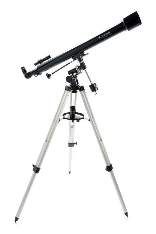 Celestron PowerSeeker 60EQ Refractor Telescope for Beginners - 60mm Aperture, Equatorial Mount, Astronomy Starter Kit - Perfect for Stargazing, Moon Observation & Astrophotography