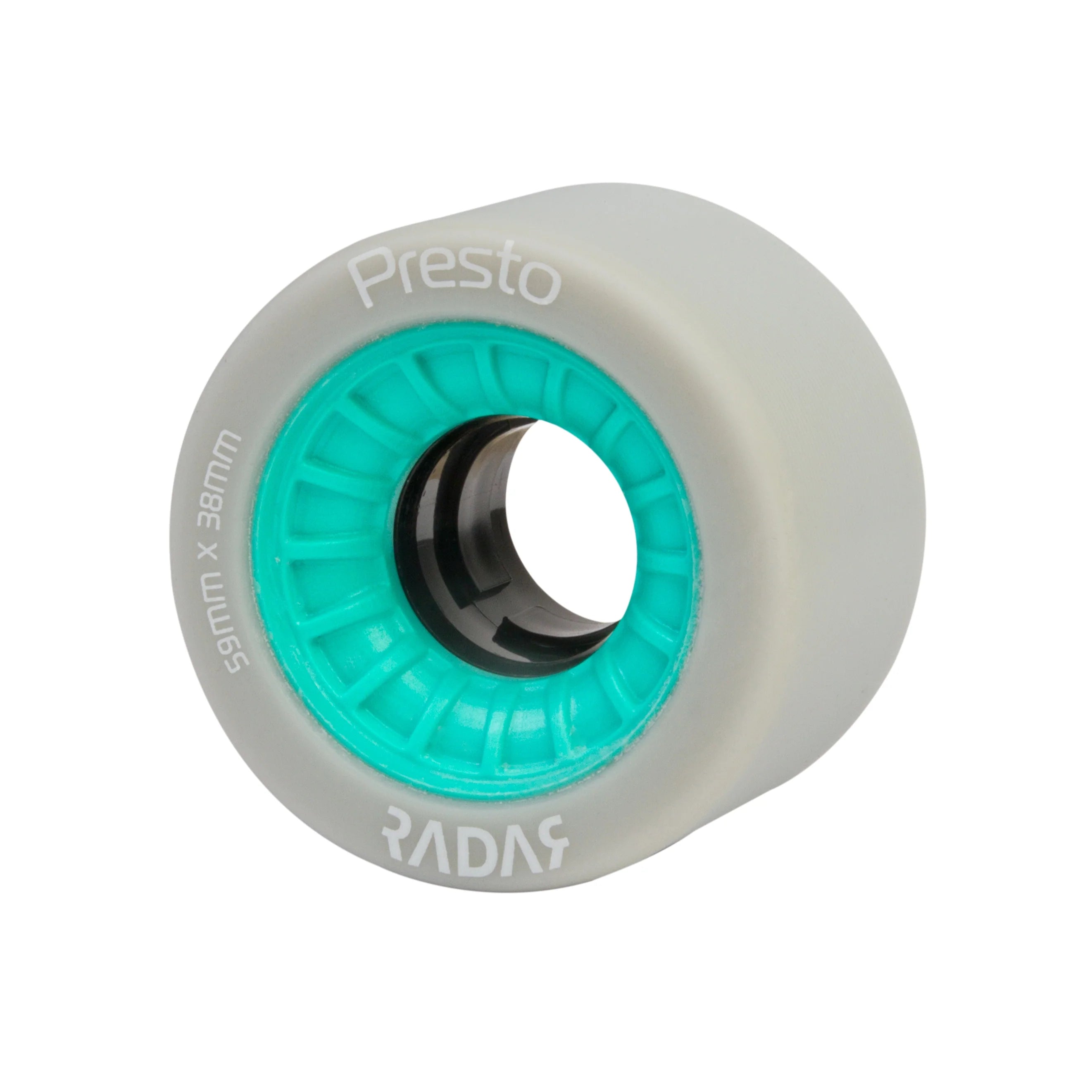 Presto 59mm Radar Wheels - 4 Pack for Skateboards, Longboards & Roller Skates - High-Performance Wheels for Smooth Riding & Durability