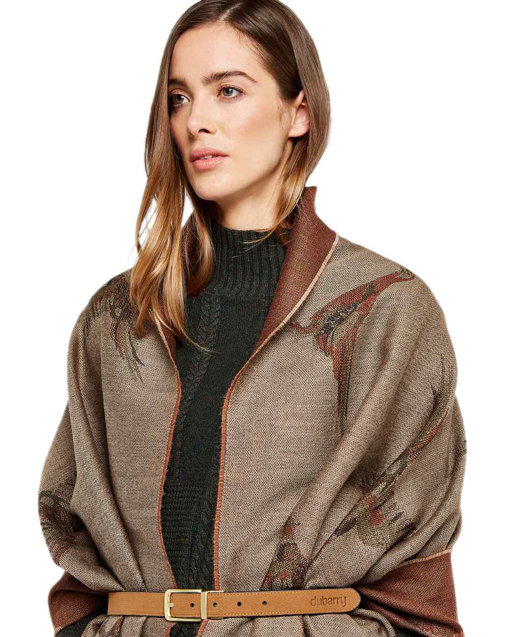 Dubarry Birchdale Wool Stole - Soft Warm Winter Shawl Wrap for Women - Perfect for Outdoor Activities, Travel & Office Wear