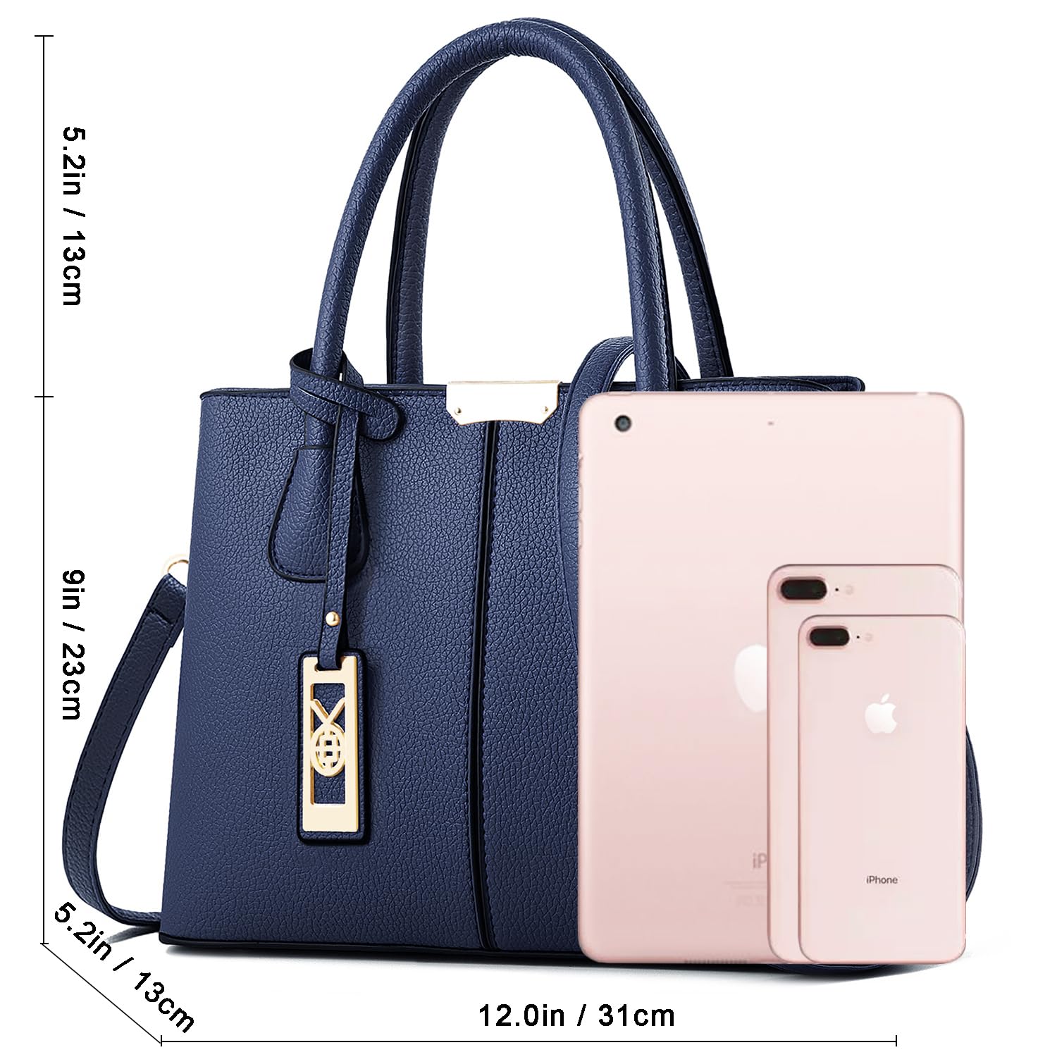 CHICAROUSAL Leather Crossbody Bags for Women - Stylish Tote & Shoulder Purse for Work & Travel