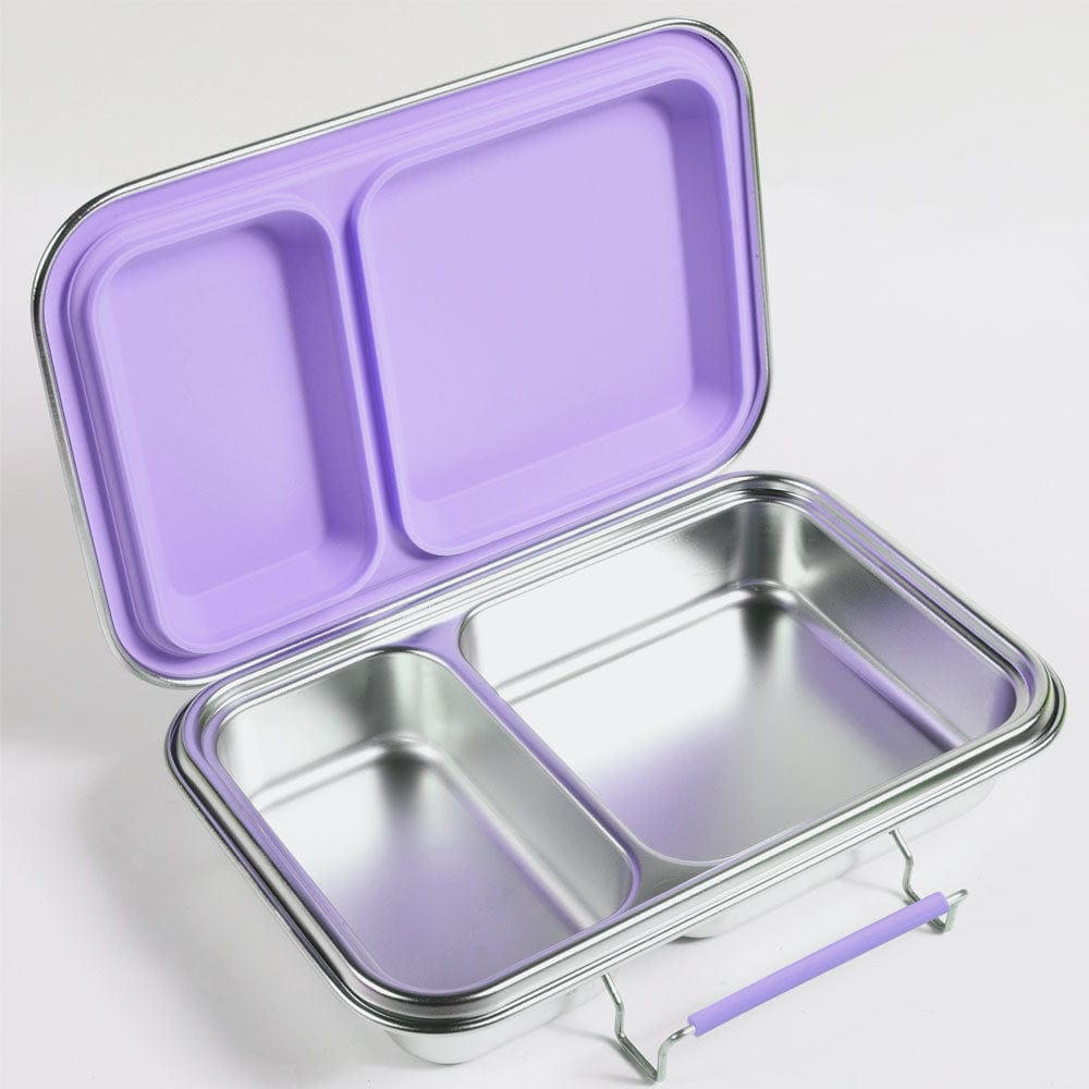 EcoCocoon 2-Compartment Bento Lunch Box | Eco-Friendly Reusable Food Container for Work, School & Picnics | Leak-Proof & Microwave Safe | BPA-Free Meal Prep Storage