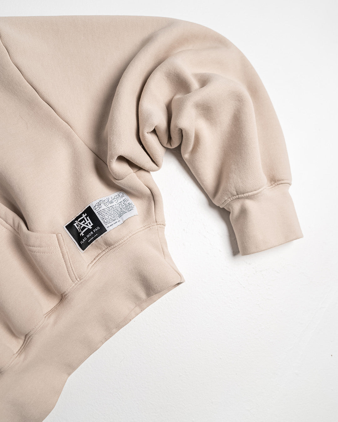 Women's Oversized Crop Hoodie - Soft Fleece Pullover Sweatshirt for Casual Wear & Lounge | Tan | Cozy Fall & Winter Fashion