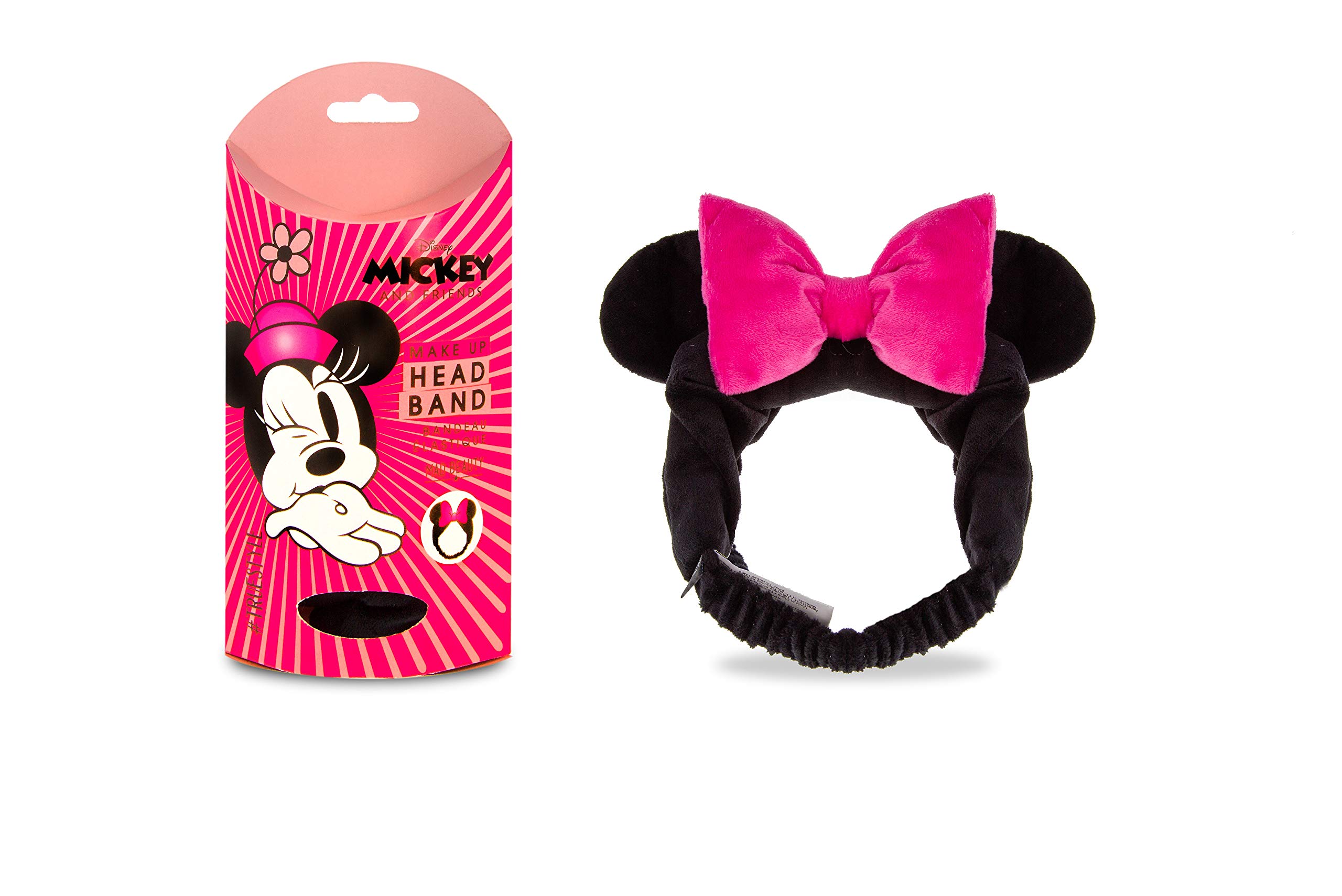 Disney Minnie Mouse Hair Headband for Women & Kids - Soft & Comfortable Hair Accessory for Beauty Routine, Skincare, Spa, and Makeup - Cruelty-Free & Vegan Cosmetics Gift for Her - Perfect for Home, Salon, and Travel Use