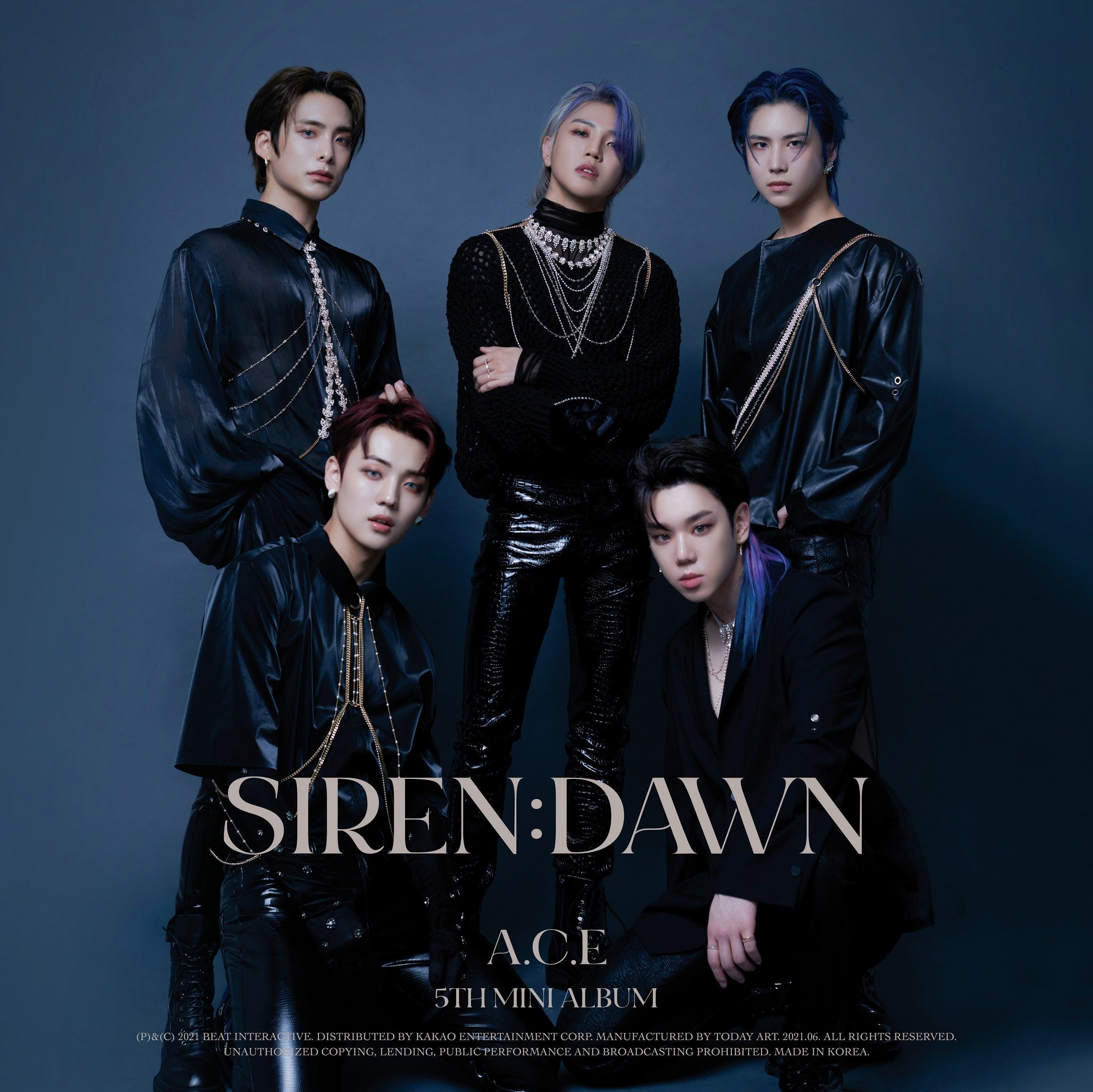 A.C.E 5th Mini Album 'SIREN: DAWN' - K-Pop Music CD with Photobook - Perfect for K-Pop Collectors and Music Lovers